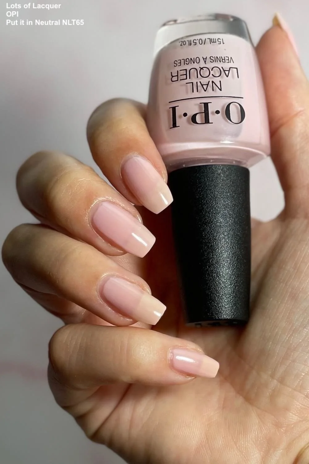 OPI Put it in Neutral swatch