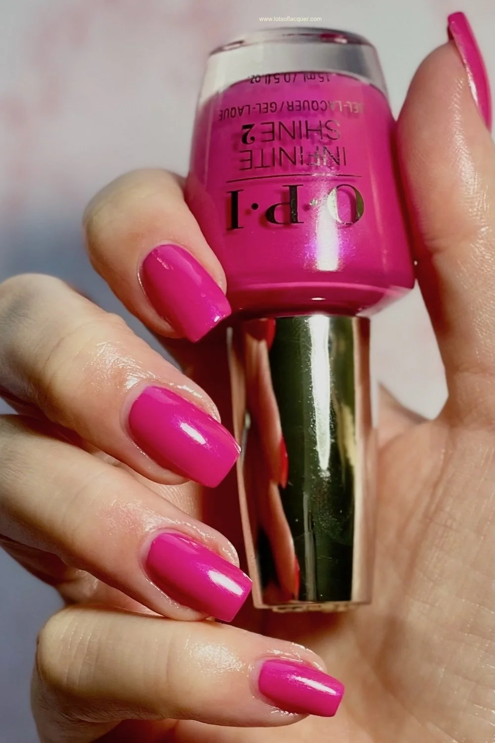 OPI La Paz-itively Hot swatch