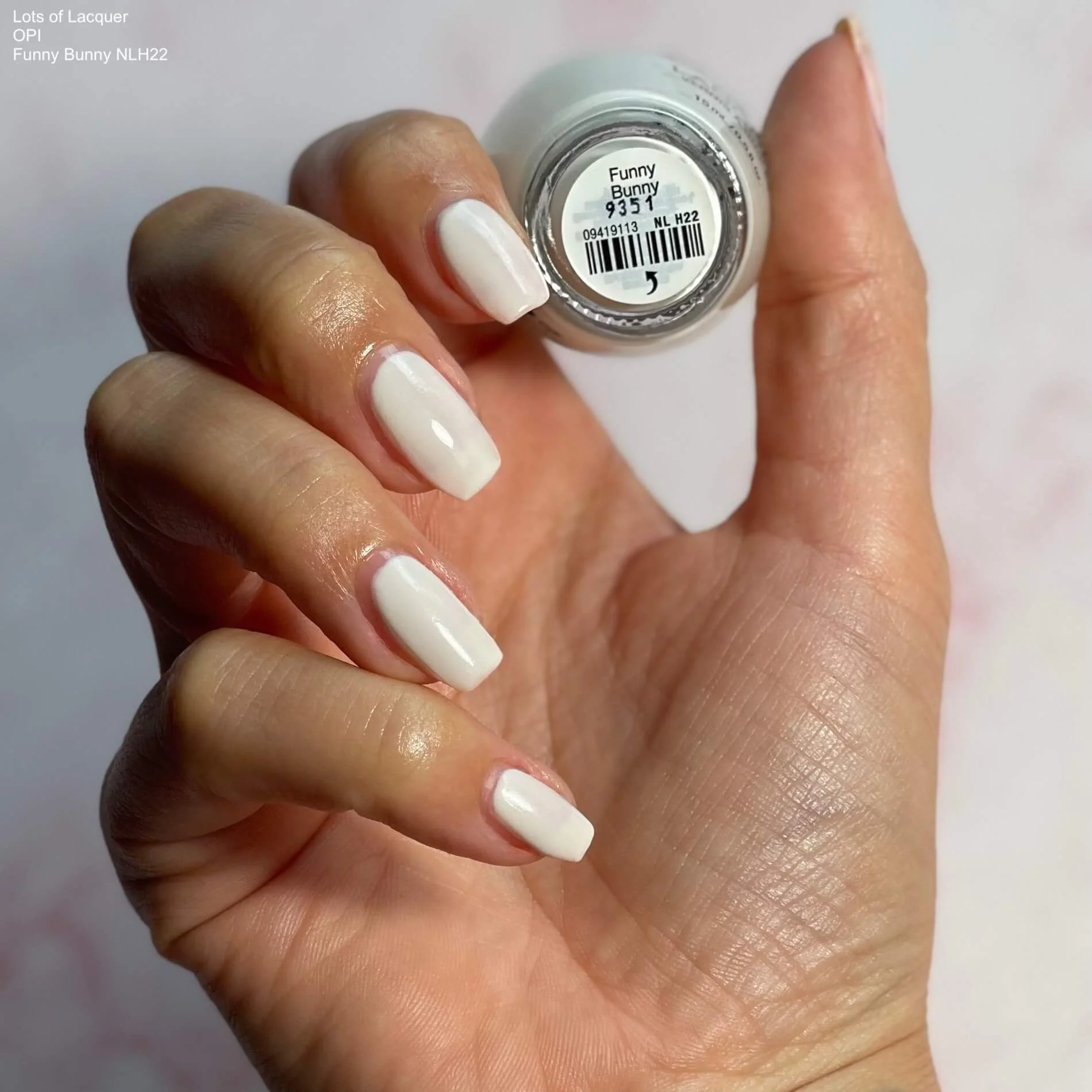 OPI Funny Bunny VS It's in the Cloud — Lots of Lacquer