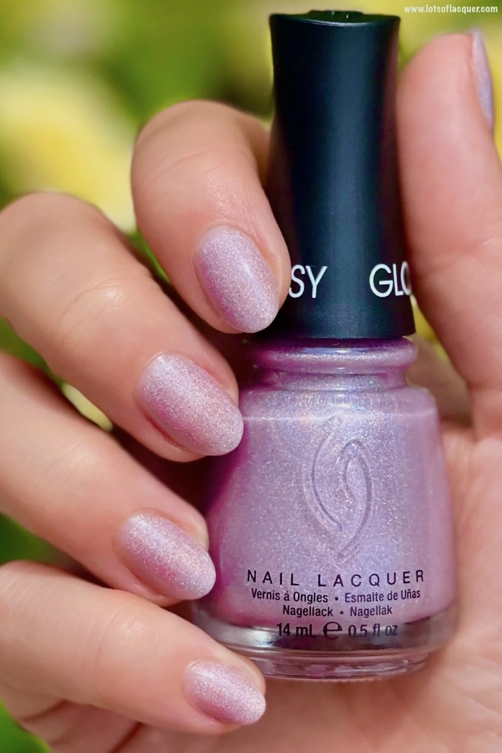 China Glaze Shimmer & Bare It swatch