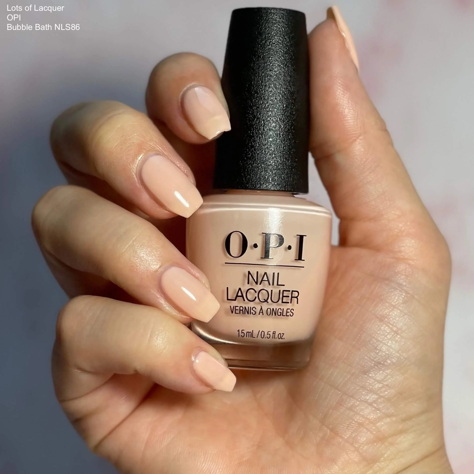 OPI Bubble Bath VS It's a Girl! — Lots of Lacquer