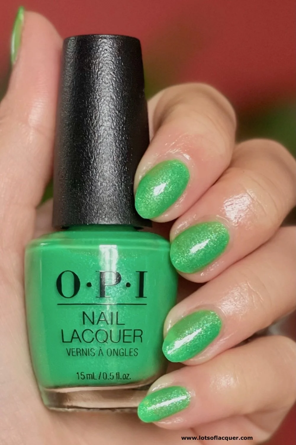 Gifted by Beyond Polish / OPI Lime of My Life swatch
