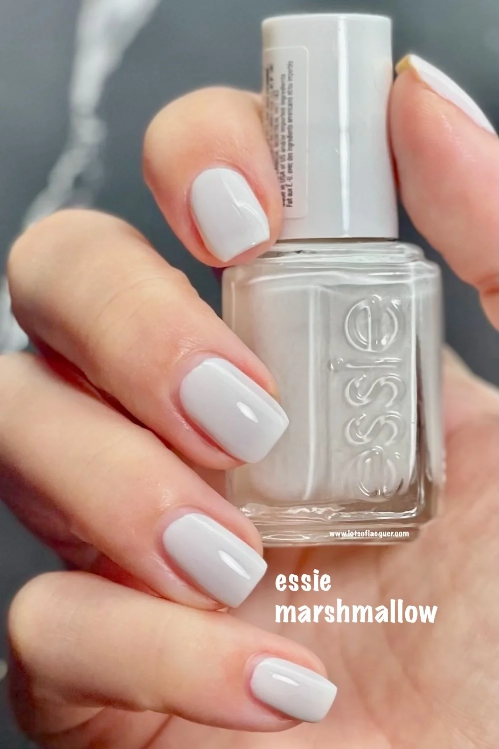 essie marshmallow swatch