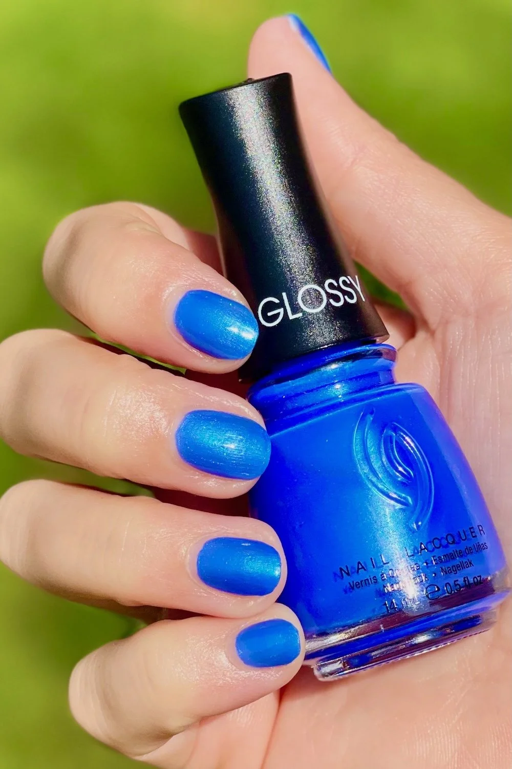 Gifted by China Glaze - China Glaze Crushin’ on Blue - electric blue nail color