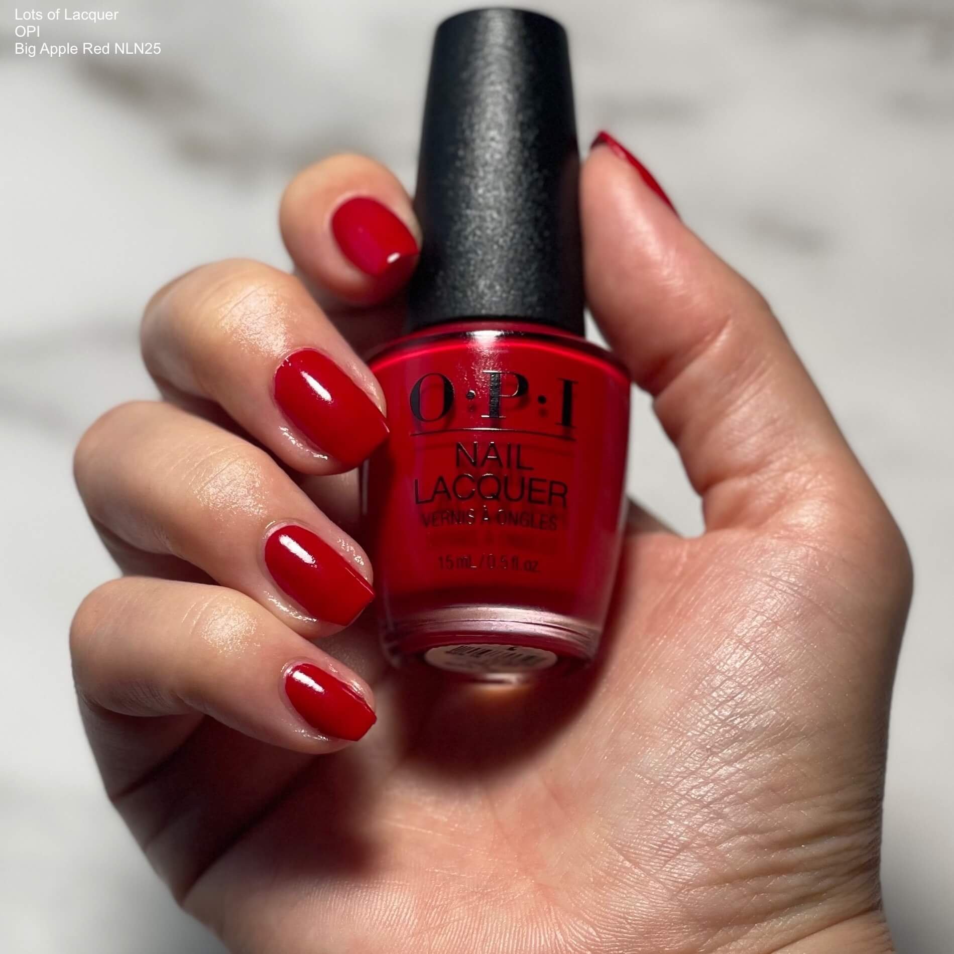OPI Nail Polish Big Apple Red – prettieme