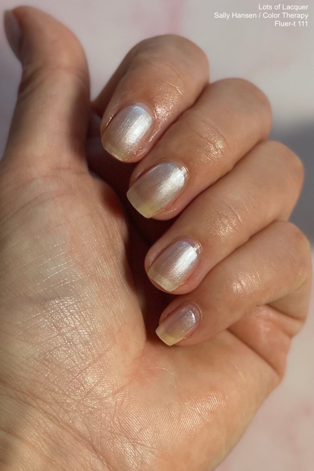 Nail Color Glue Pearl Shell Effect Chic Decent Beauty