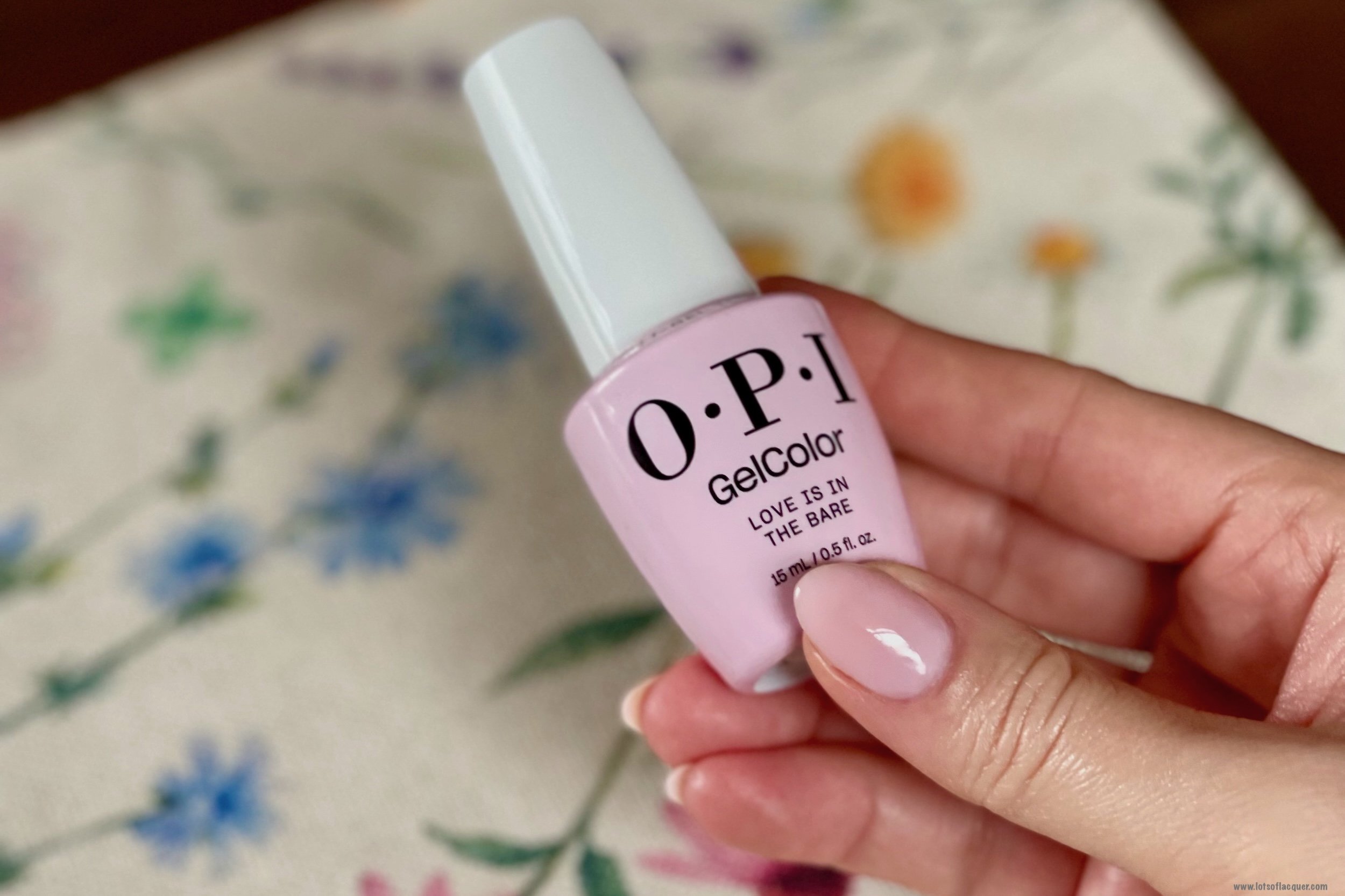 Shade gifted by Beyond Polish | OPI Love is in the Bare Thumb swatch