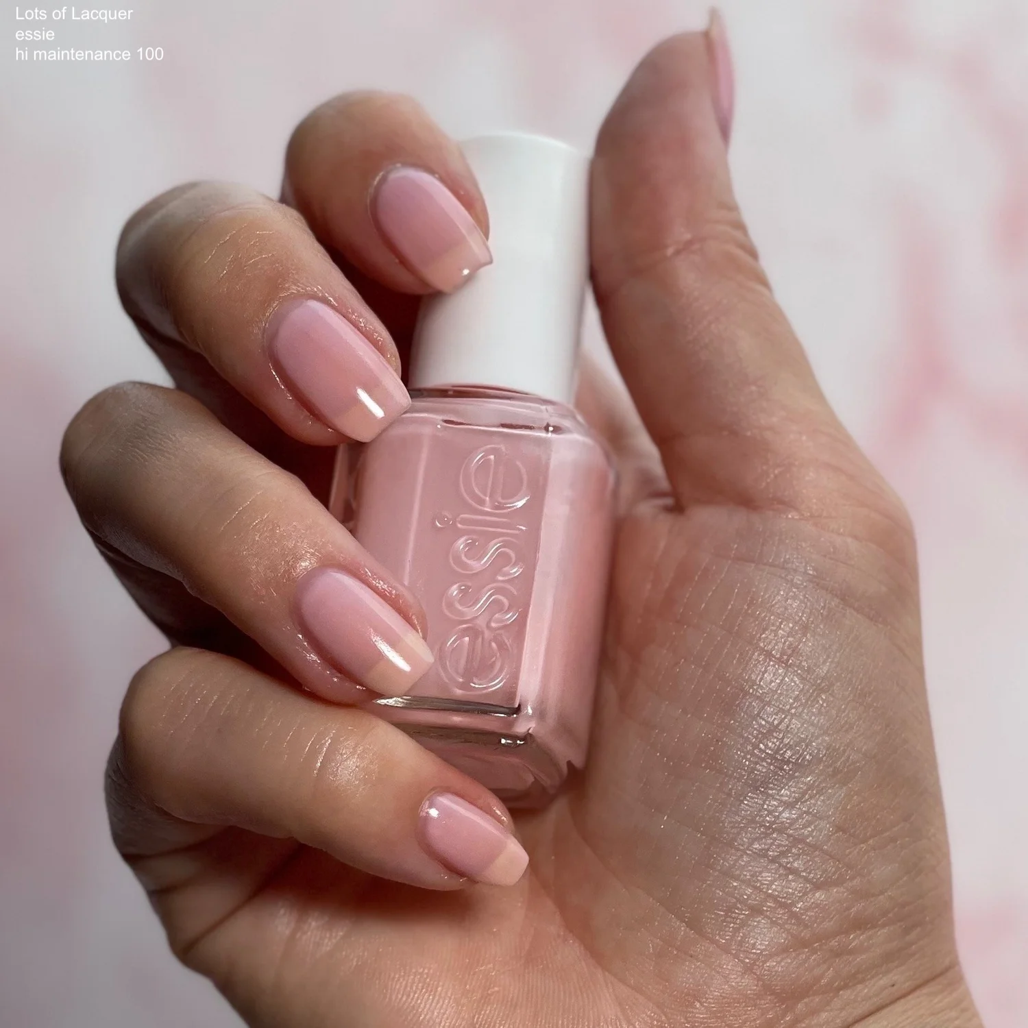 essie hi maintenance VS minimalistic — Lots of Lacquer