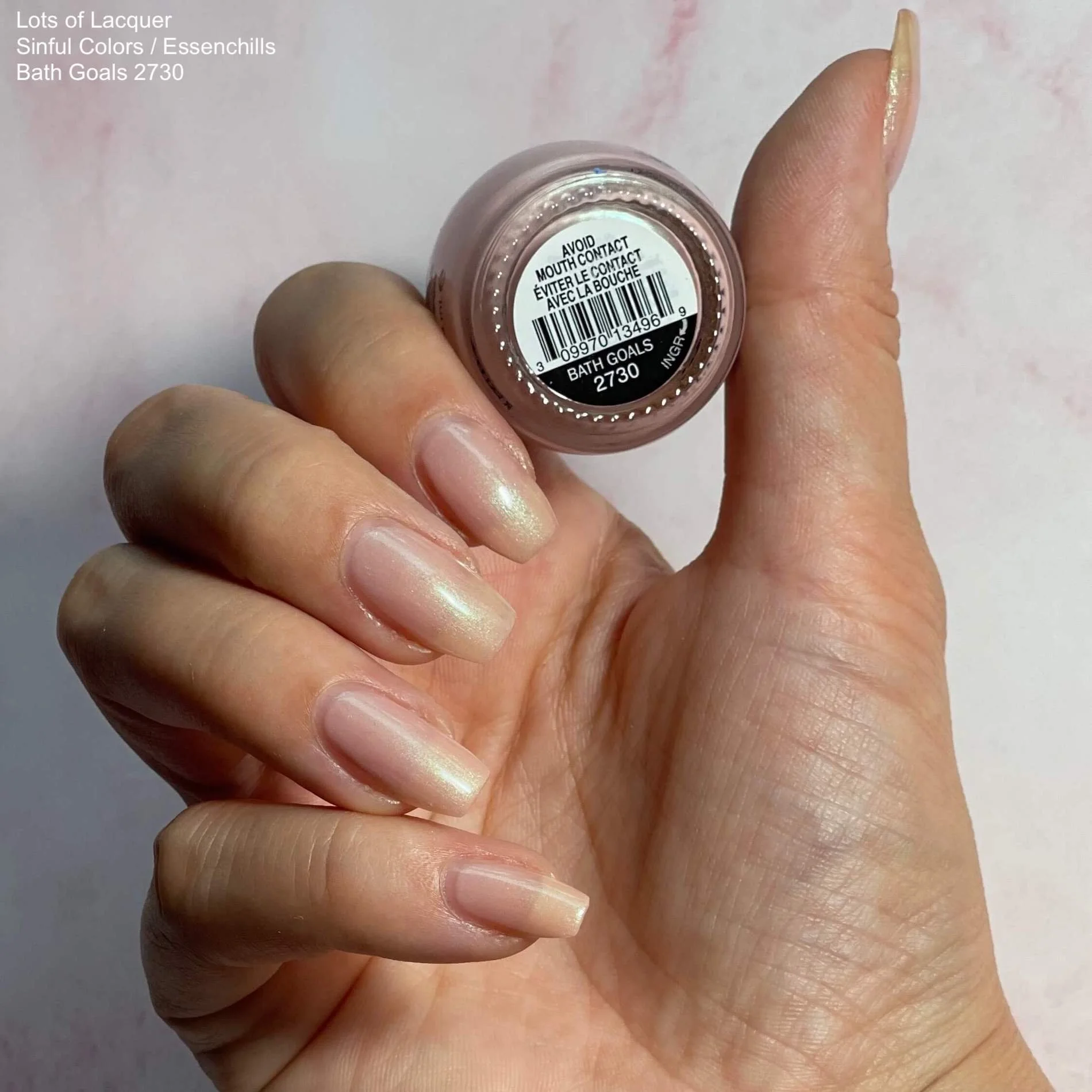 OPI Bubble Bath VS Sinful Colors Bath Goals — Lots of Lacquer