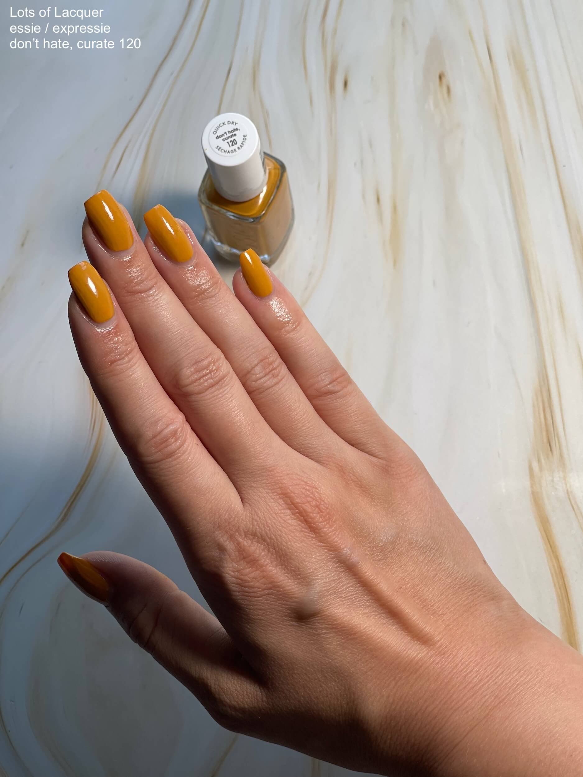 essie expressie don't hate, curate Swatches — Lots of Lacquer