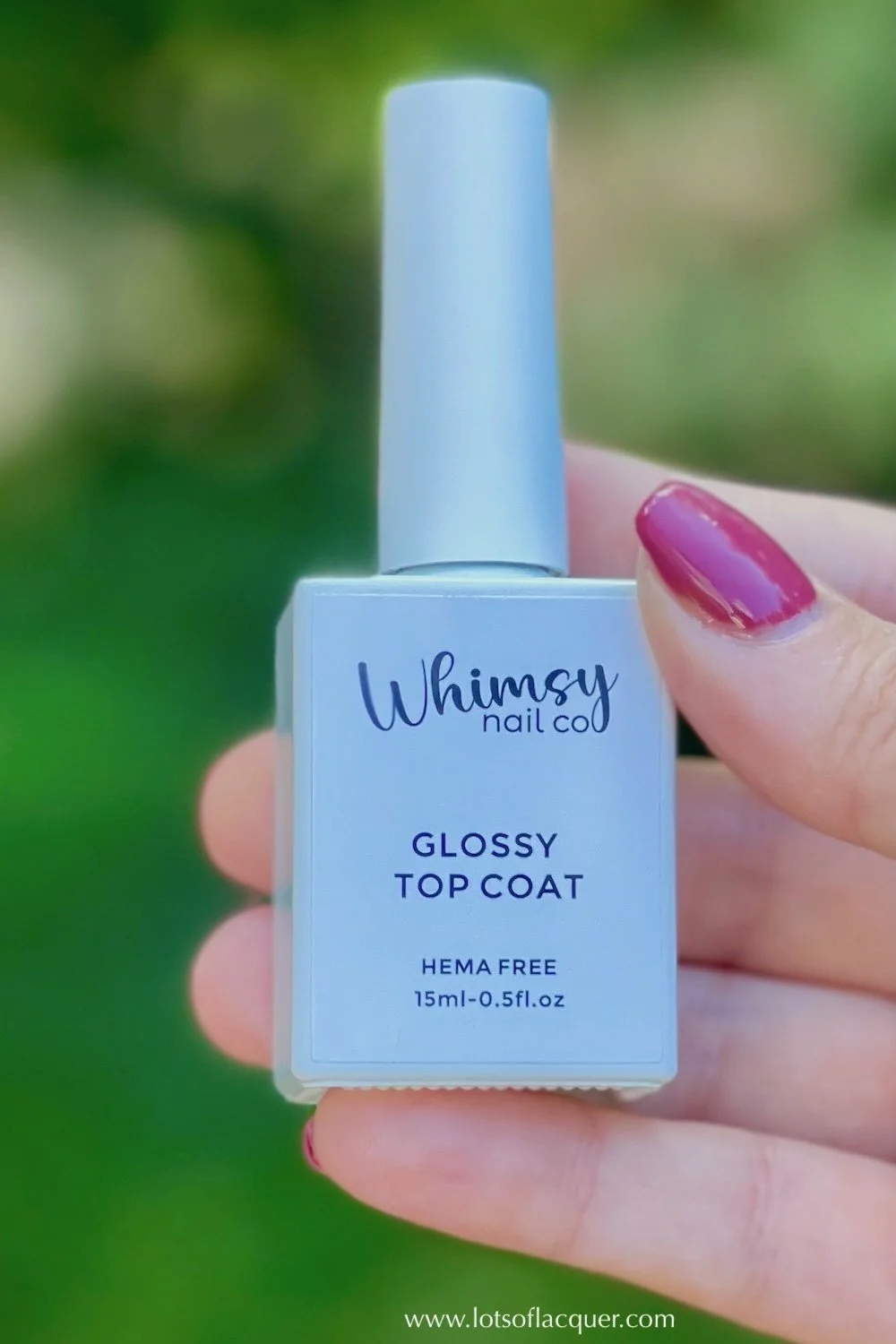 Gifted by Whimsy Nail Co | Whimsy Nail Co Glossy Top Coat - use code LOTSOFLACQUER for 10% OFF #commissionsearned