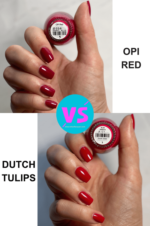 OPI Red Review + Comparisons — Lots of Lacquer