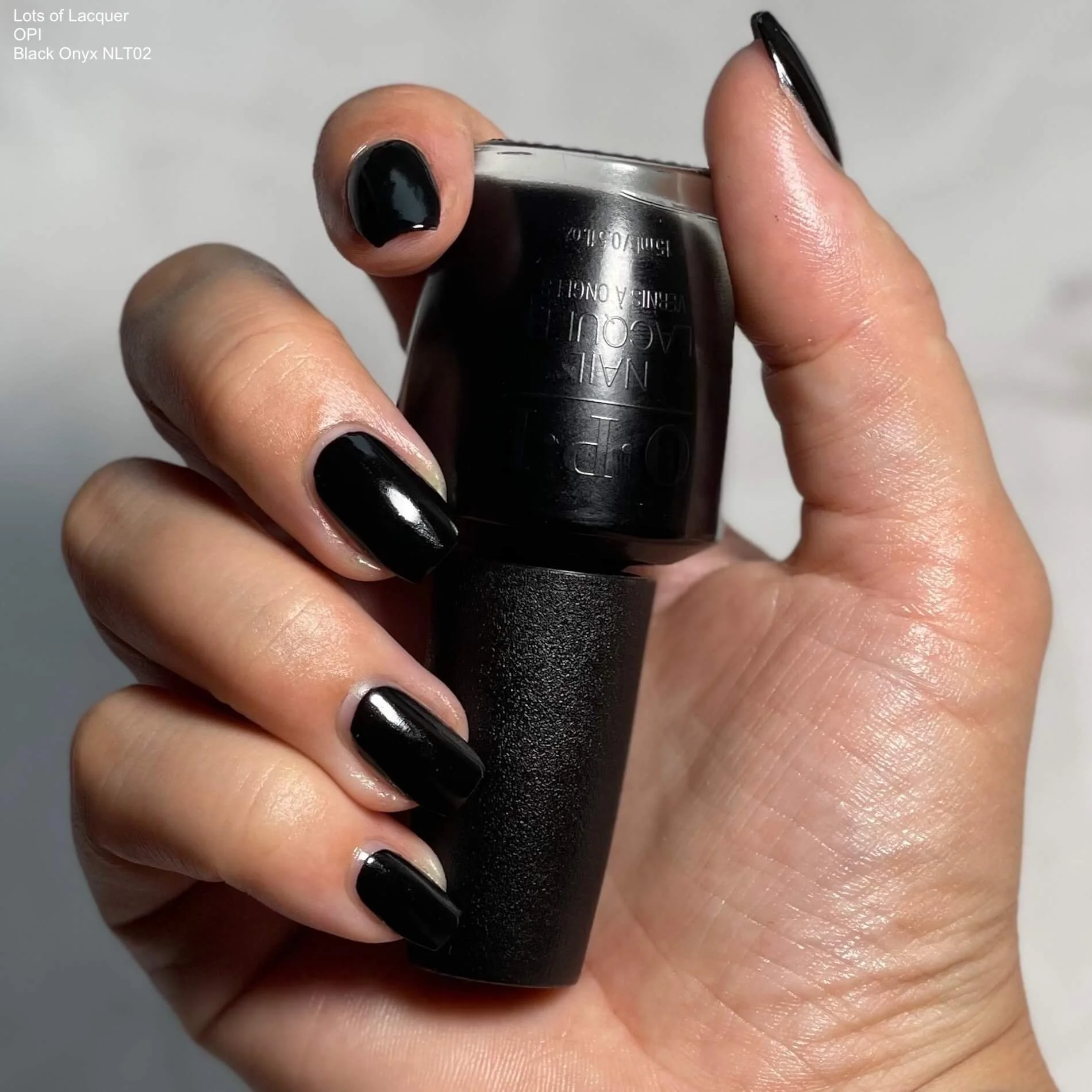 OPI Black Onyx Review (Plus essie licorice Comparison) — Lots of Lacquer