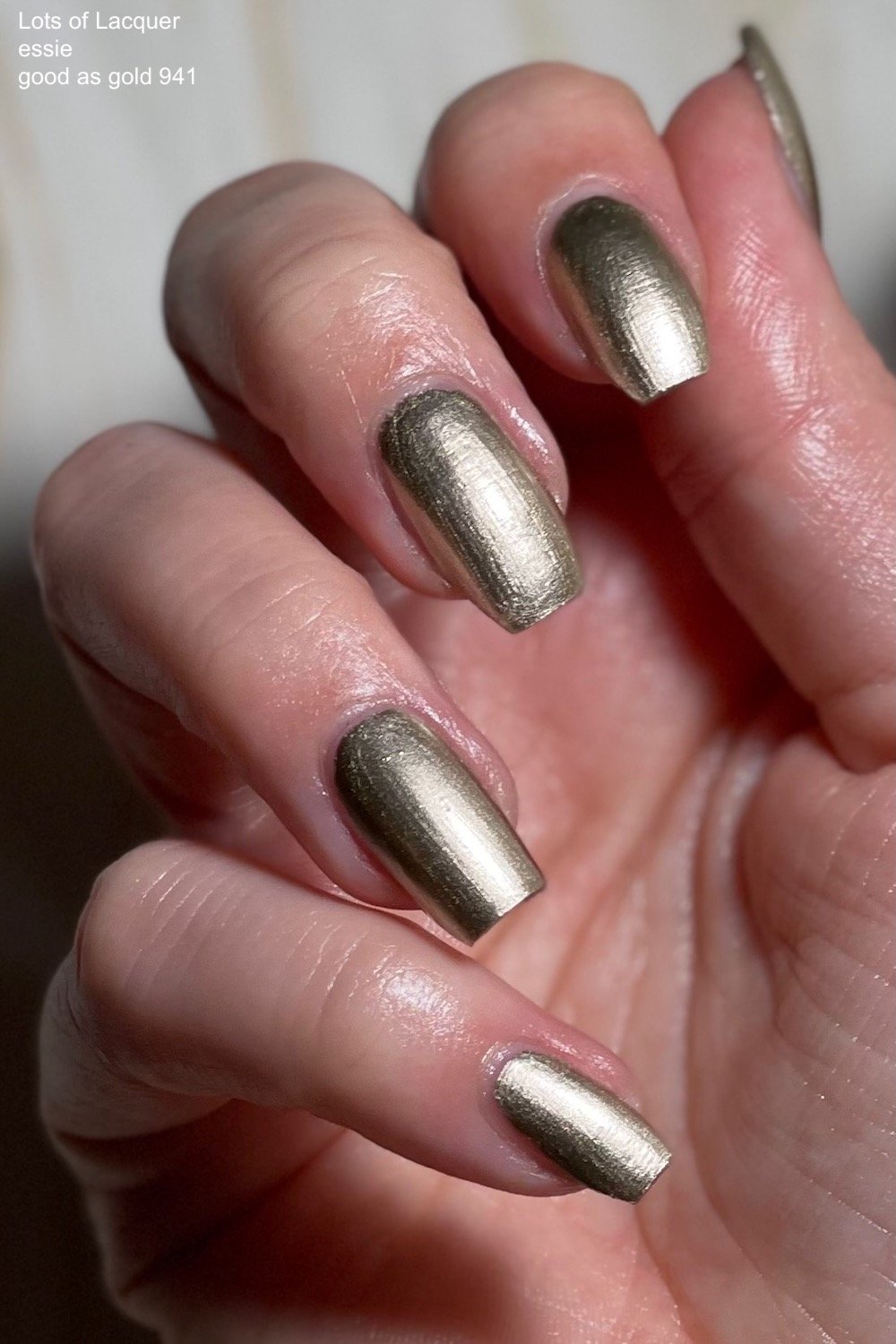 essie good as gold Review and Swatches — Lots of Lacquer