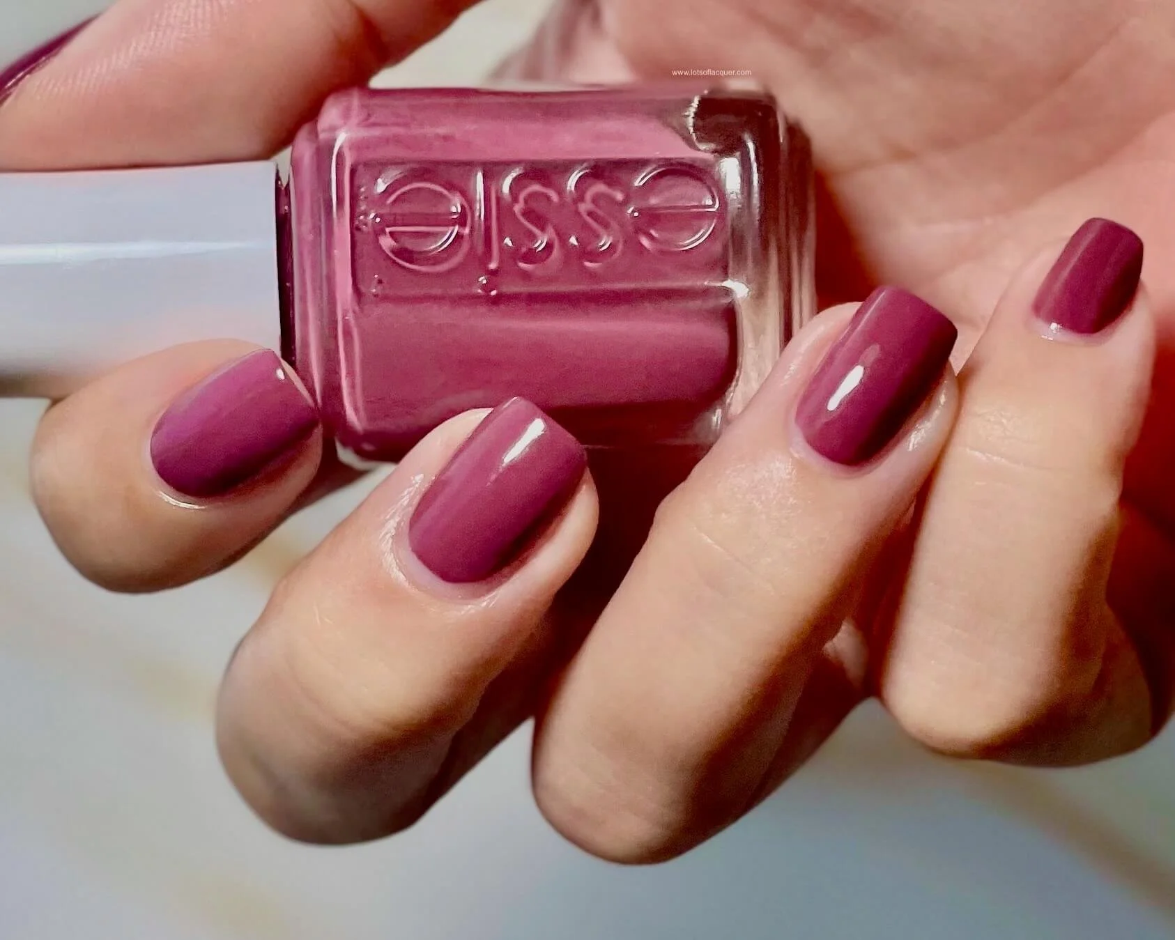 essie angora cardi swatch