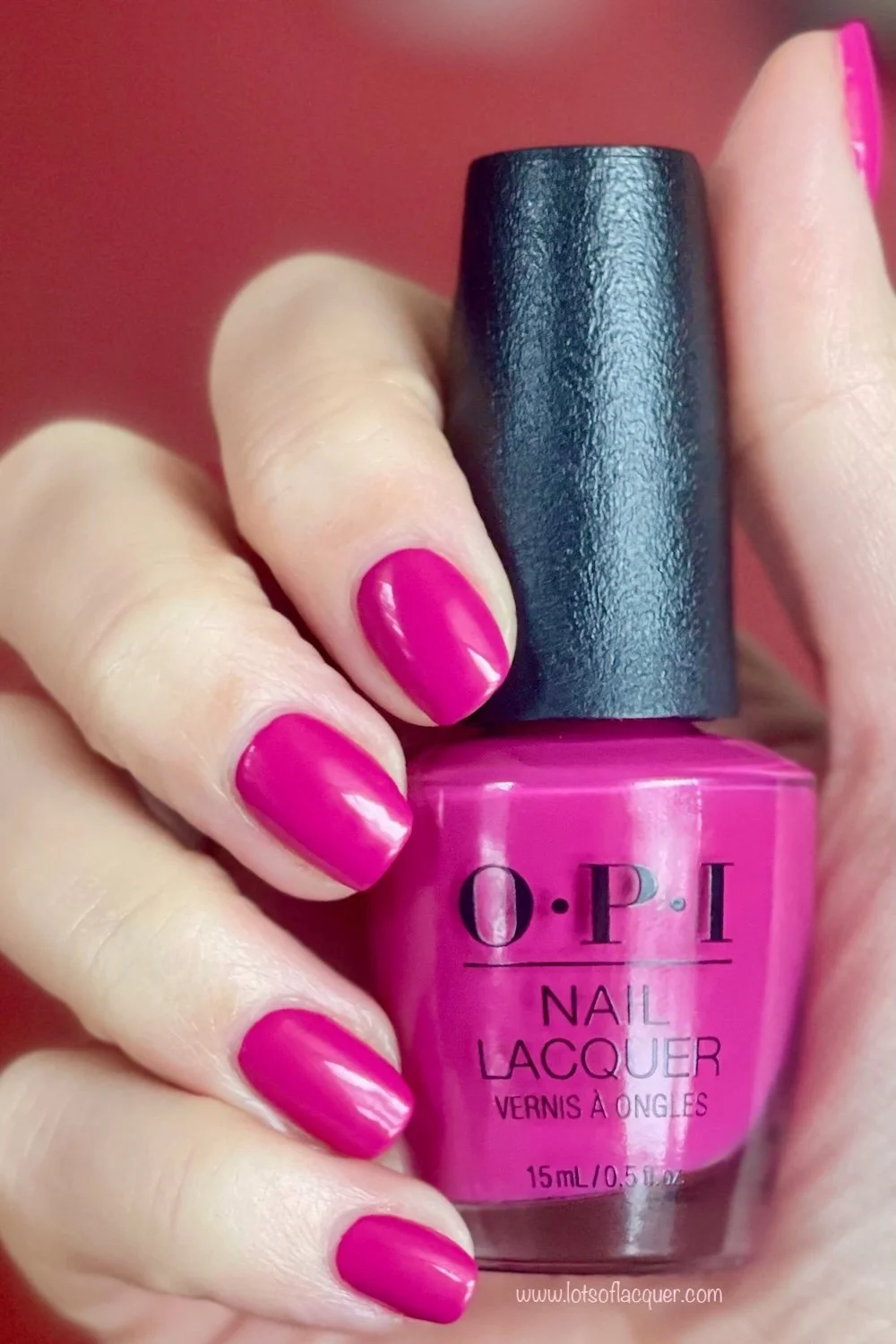 Gifted by Beyond Polish / OPI Strawberry Cosmo swatch