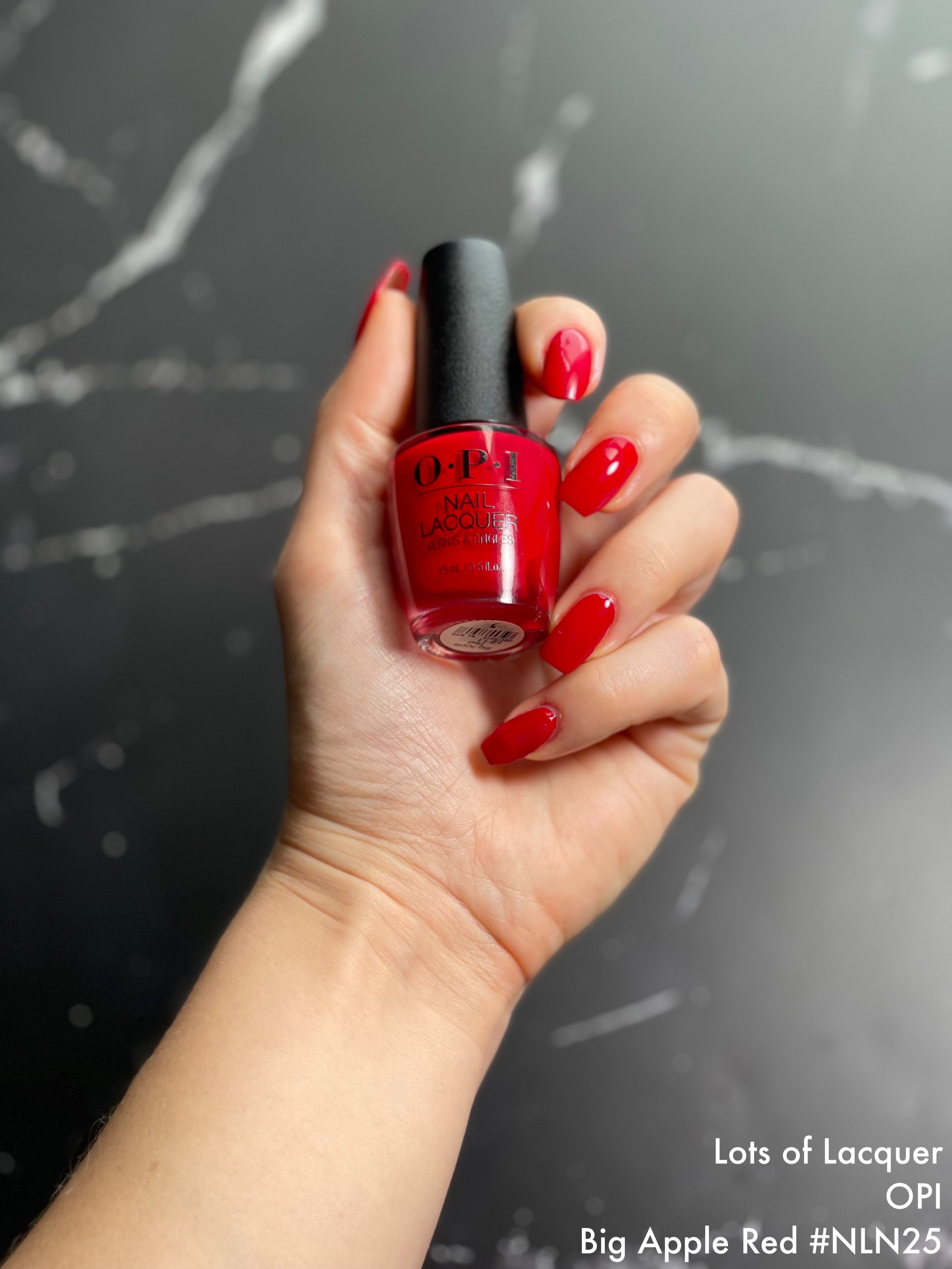 OPI Big Apple Red Review  Lots of Lacquer