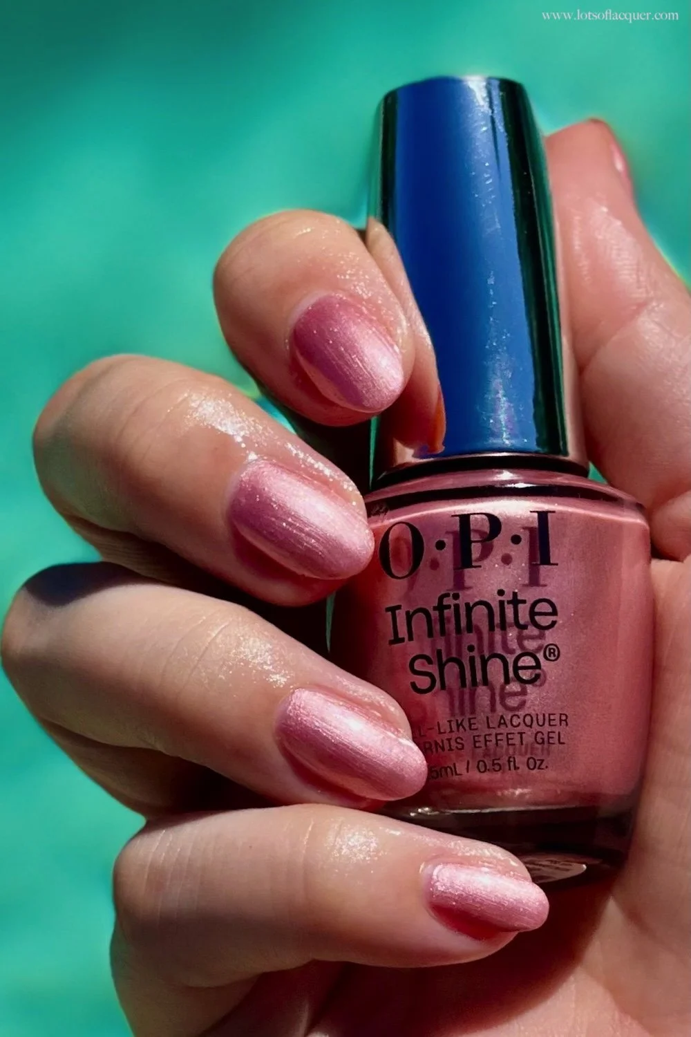 OPI Infinite Shine Werkin’ Shine to Five swatch