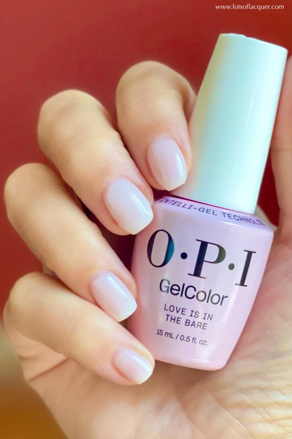 Gifted by Beyond Polish / Use code LOTSOFLACQUER for 10% OFF #commissionsearned - OPI Love is in the Bare and Funny Bunny Combo - sheer pink gel manicure with white undertones