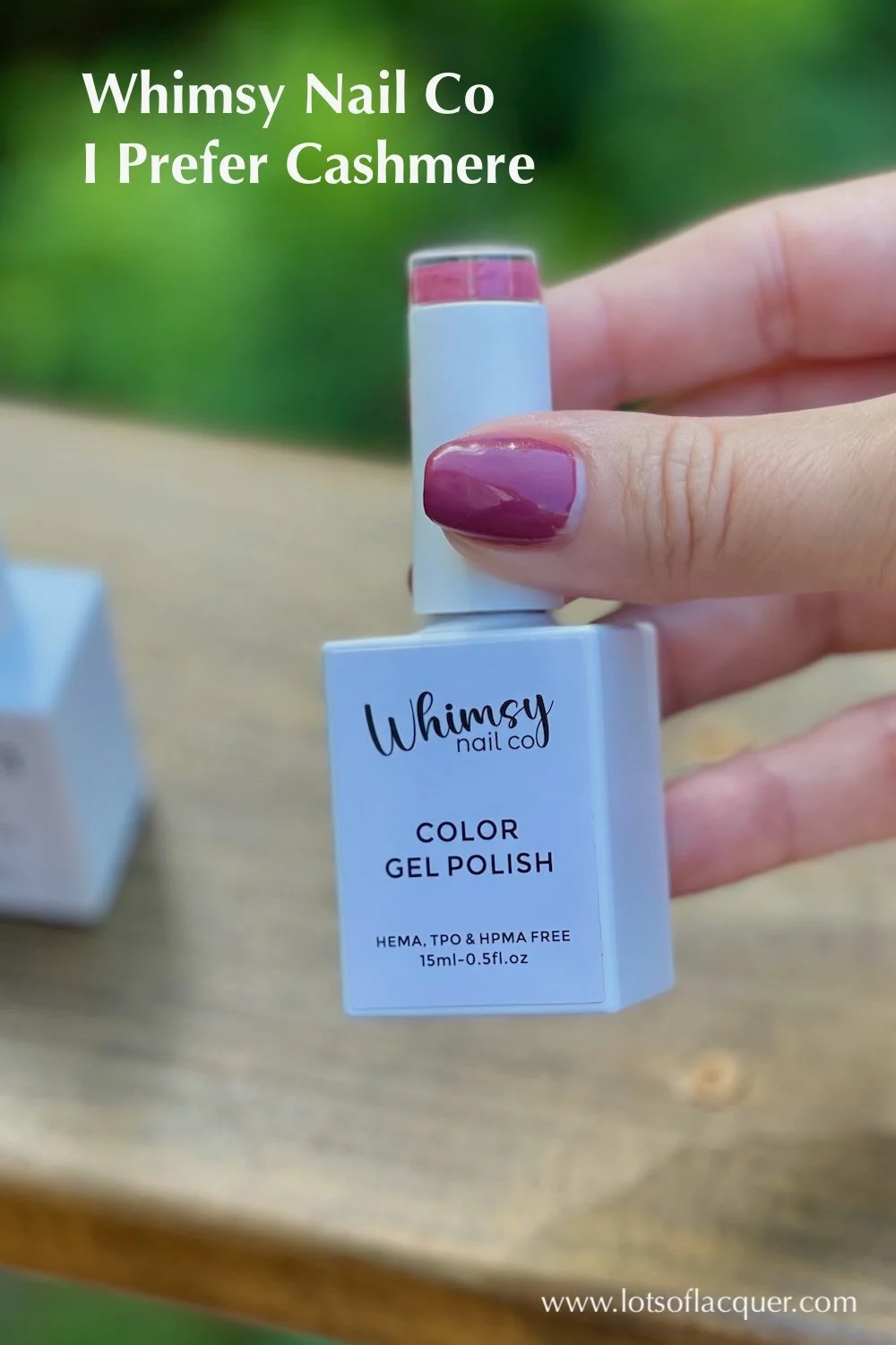 Gifted by Whimsy Nail Co | Whimsy Nail Co Color Gel Polish I Prefer Cashmere - use code LOTSOFLACQUER for 10% OFF #commissionsearned
