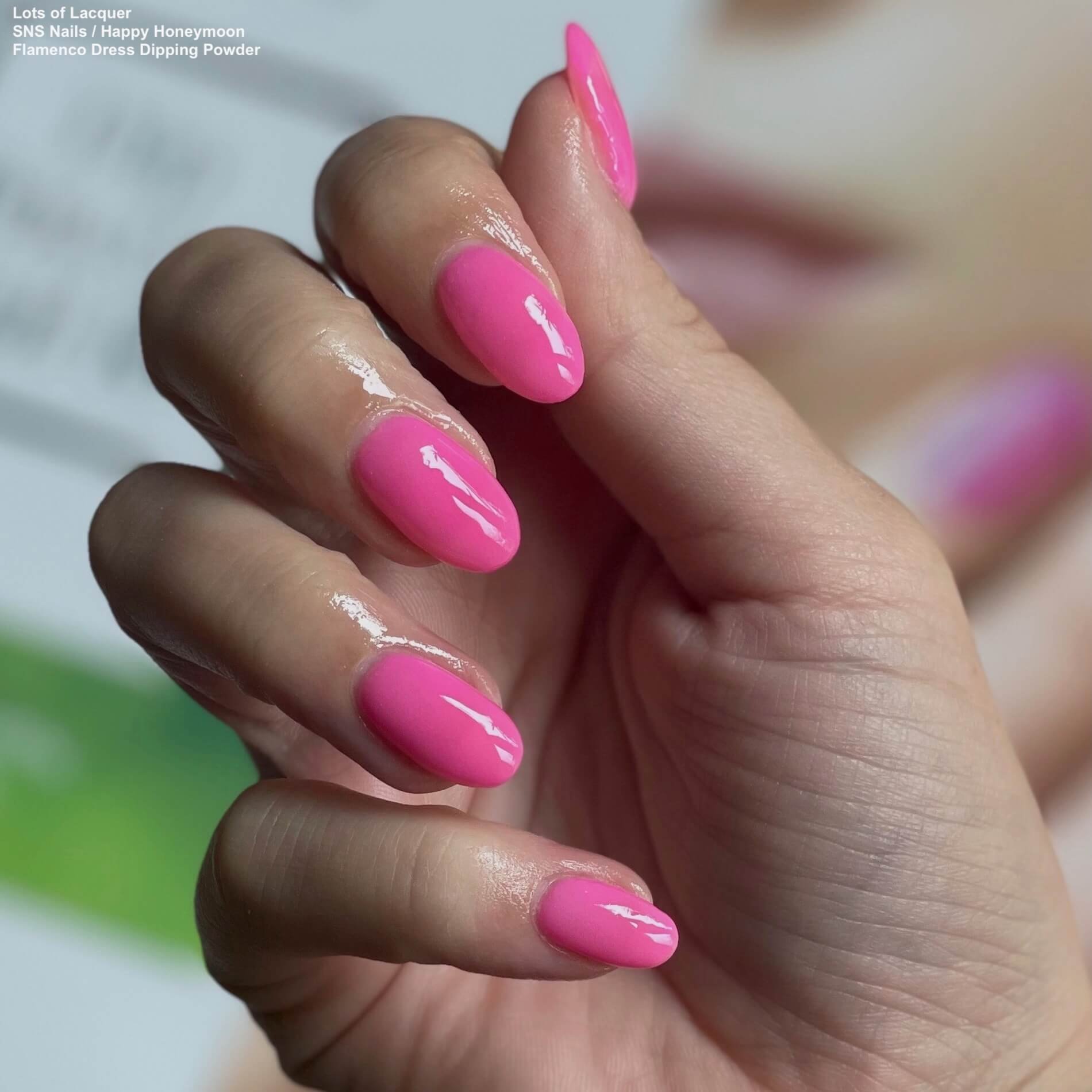 SNS Nail Dipping Powder Pink Glitter F1 2oz | eBay