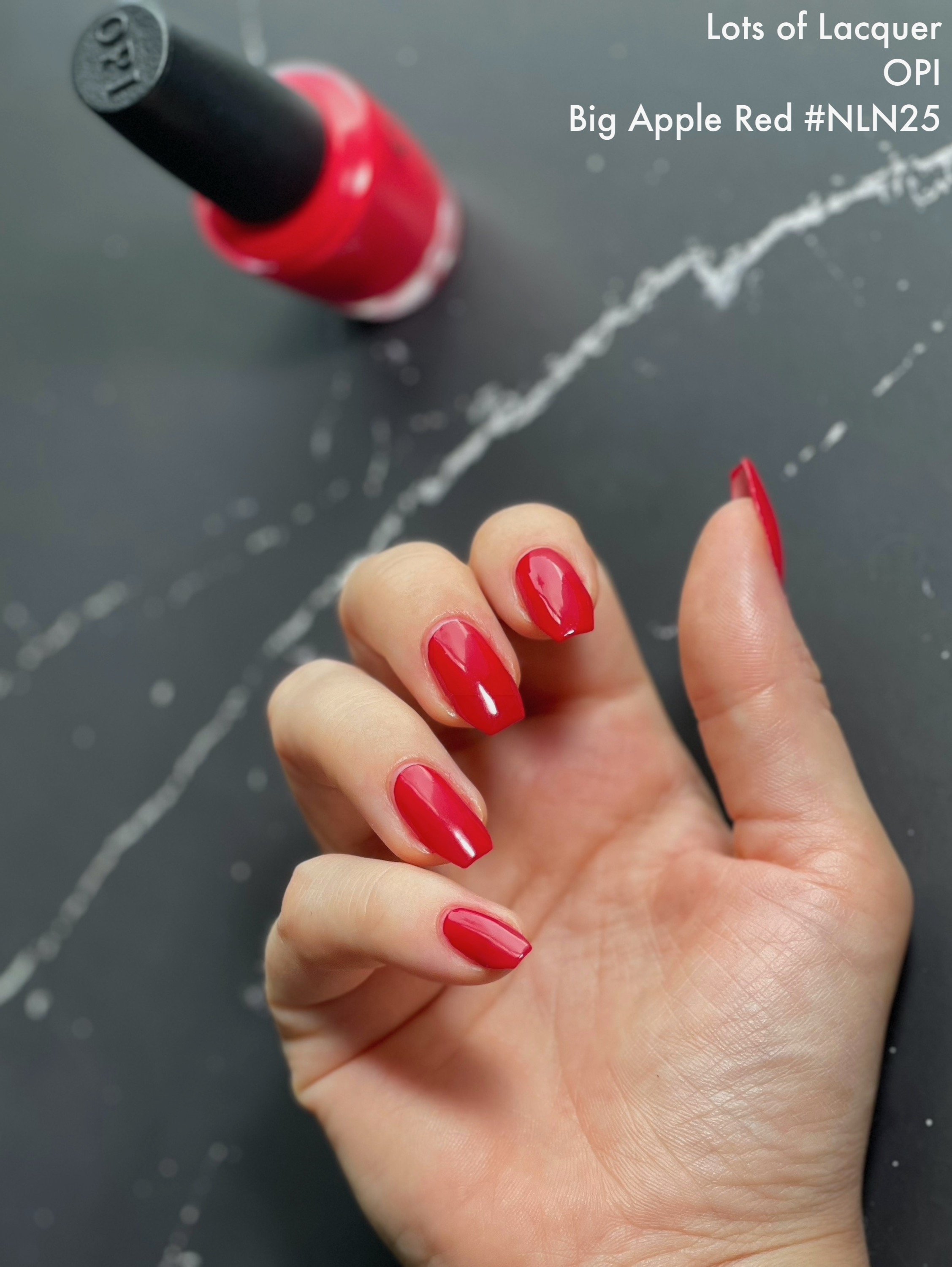 indre Berri tunnel OPI Big Apple Red Review — Lots of Lacquer
