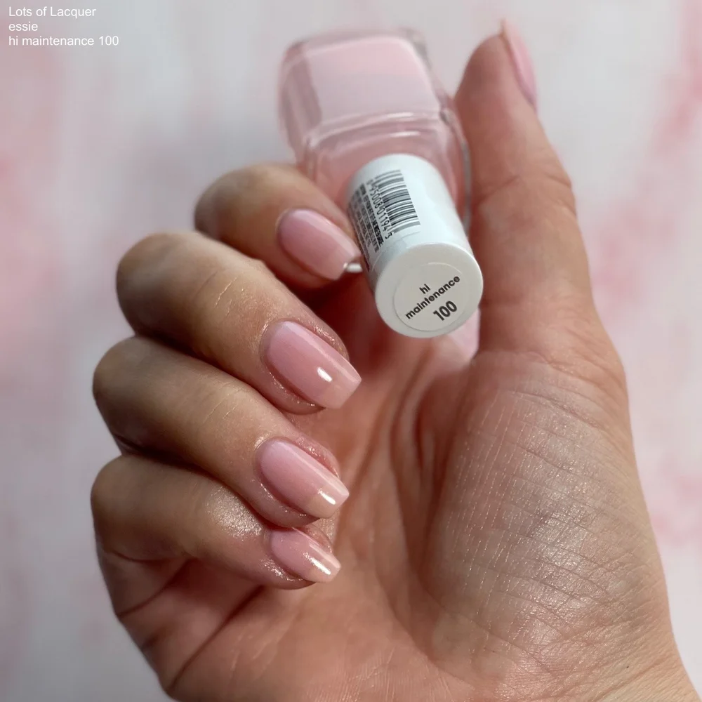 OPI Bubble Bath VS essie hi maintenance — Lots of Lacquer