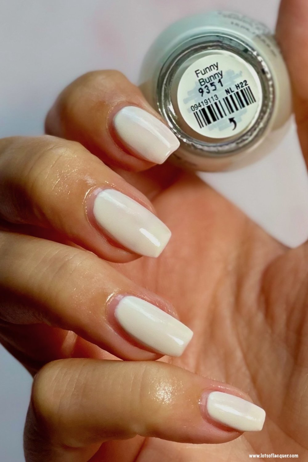 OPI Funny Bunny swatch