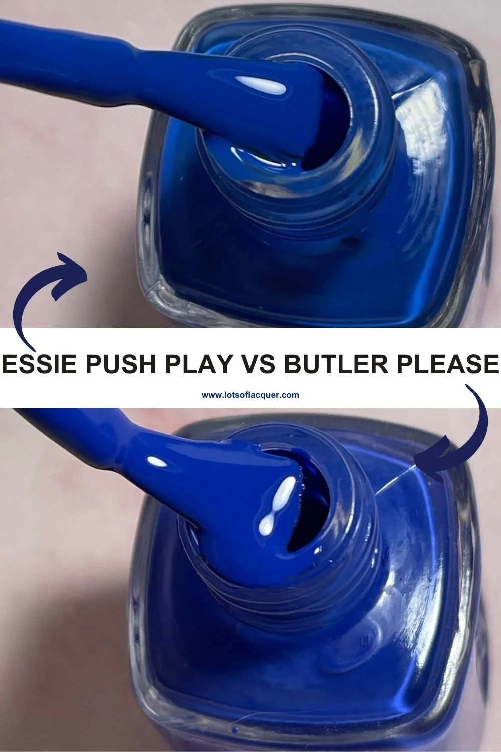 essie push play VS butler please