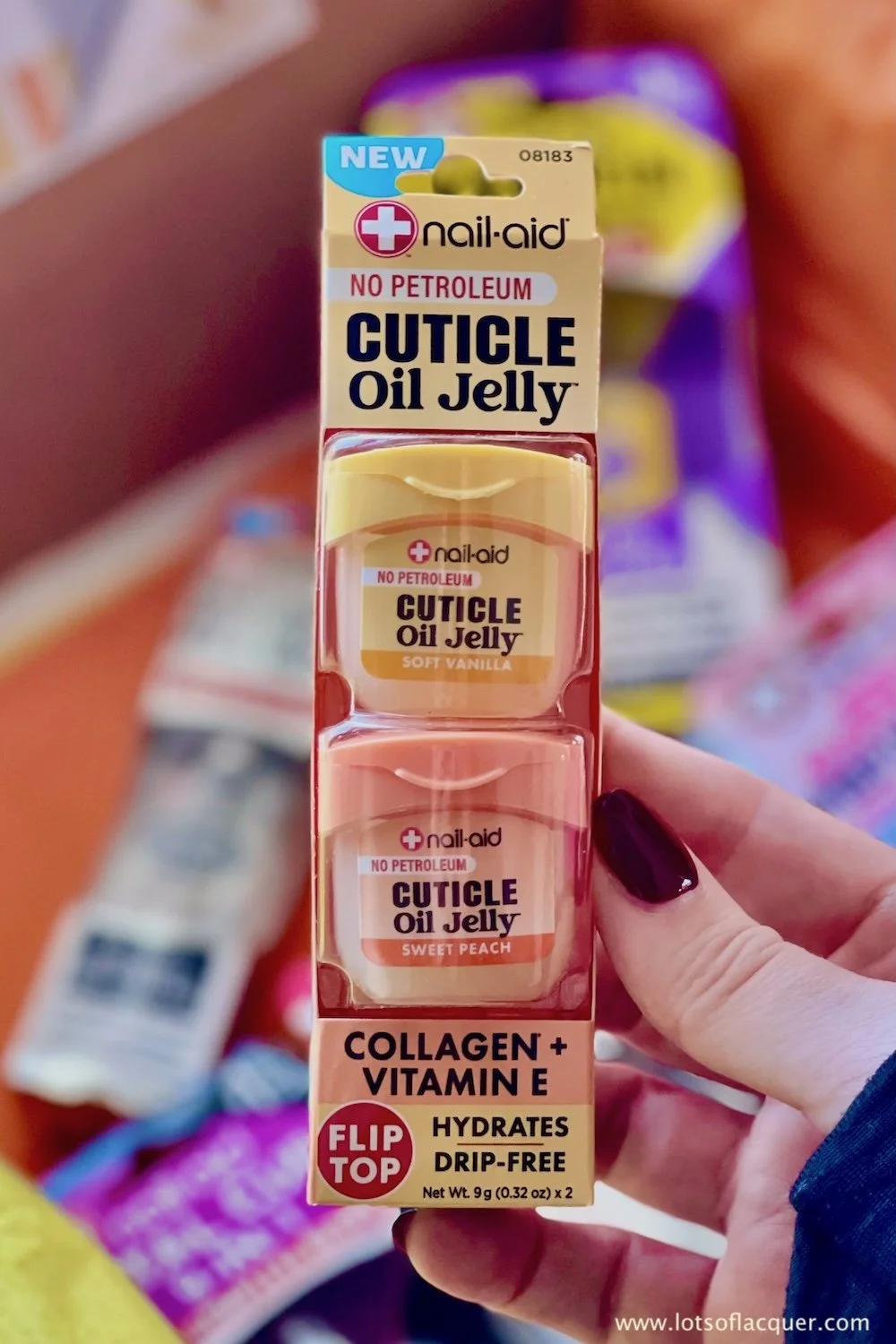 Nail-Aid Cuticle Oil Jelly in packaging - gifted by Nail-Aid