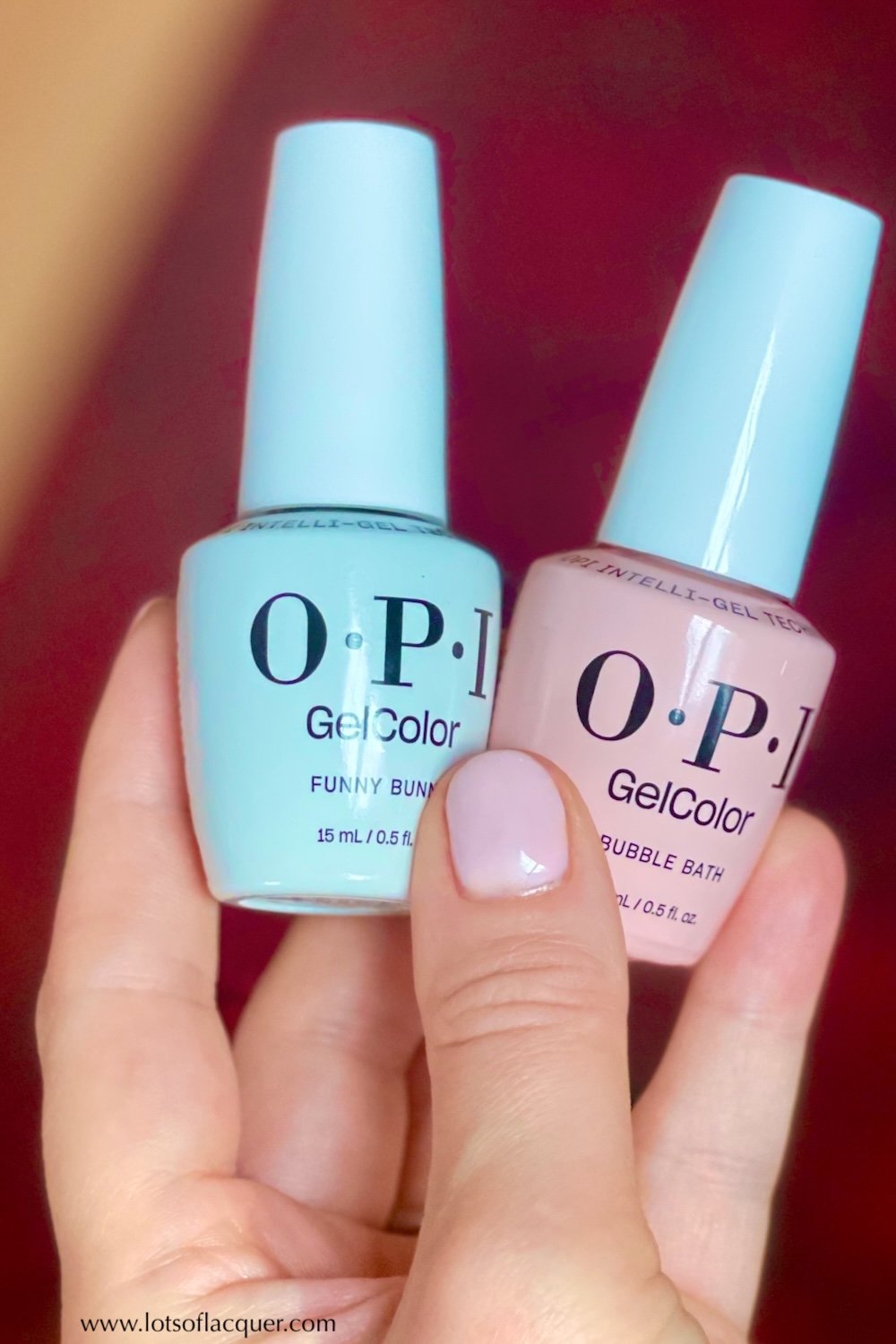 Gifted by Beyond Polish - OPI Funny Bunny and Bubble Bath Combo in Gel Polish