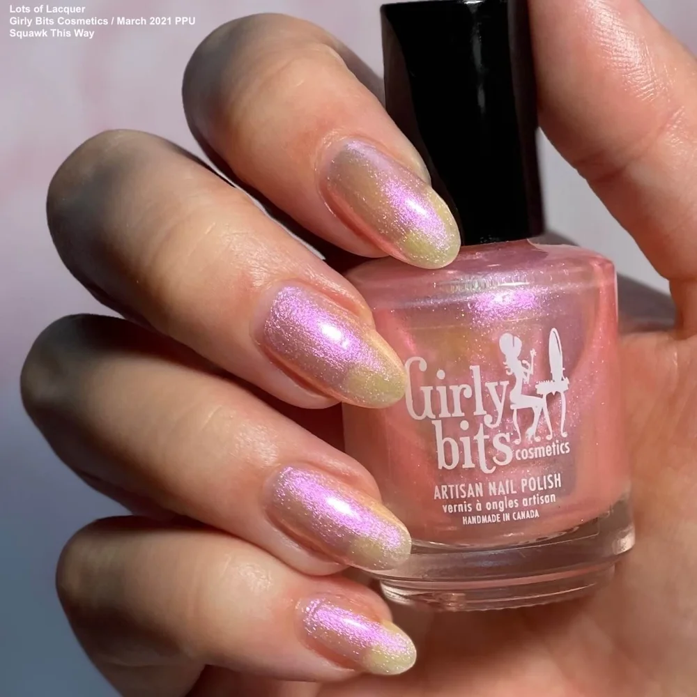 Pink Glitter Nail Polish — Lots of Lacquer