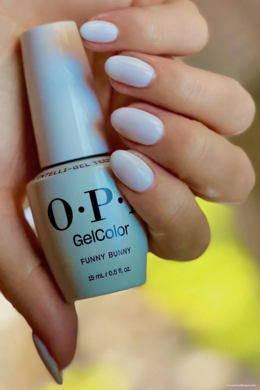 Shade gifted by Beyond Polish | Milky White Gel Polish swatch on medium almond nails