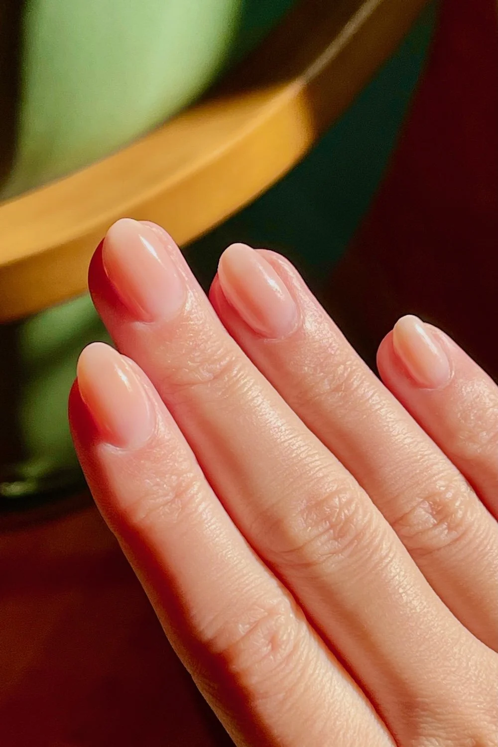 Gifted by Beyond Polish / OPI Love is in the Bare + Bubble Bath Combo Manicure full swatch