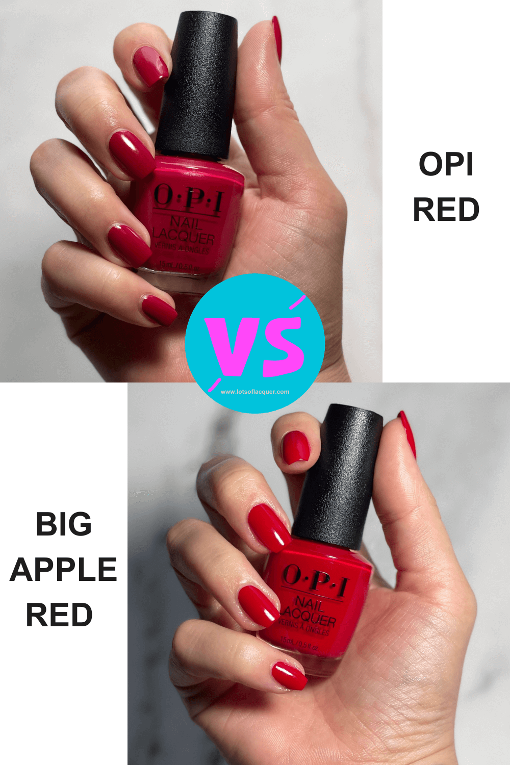 OPI Red Review + Comparisons — Lots of Lacquer