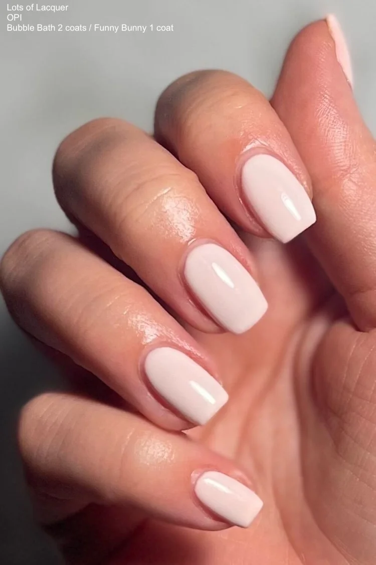 OPI Bubble Bath and Funny Bunny Combo — Lots of Lacquer