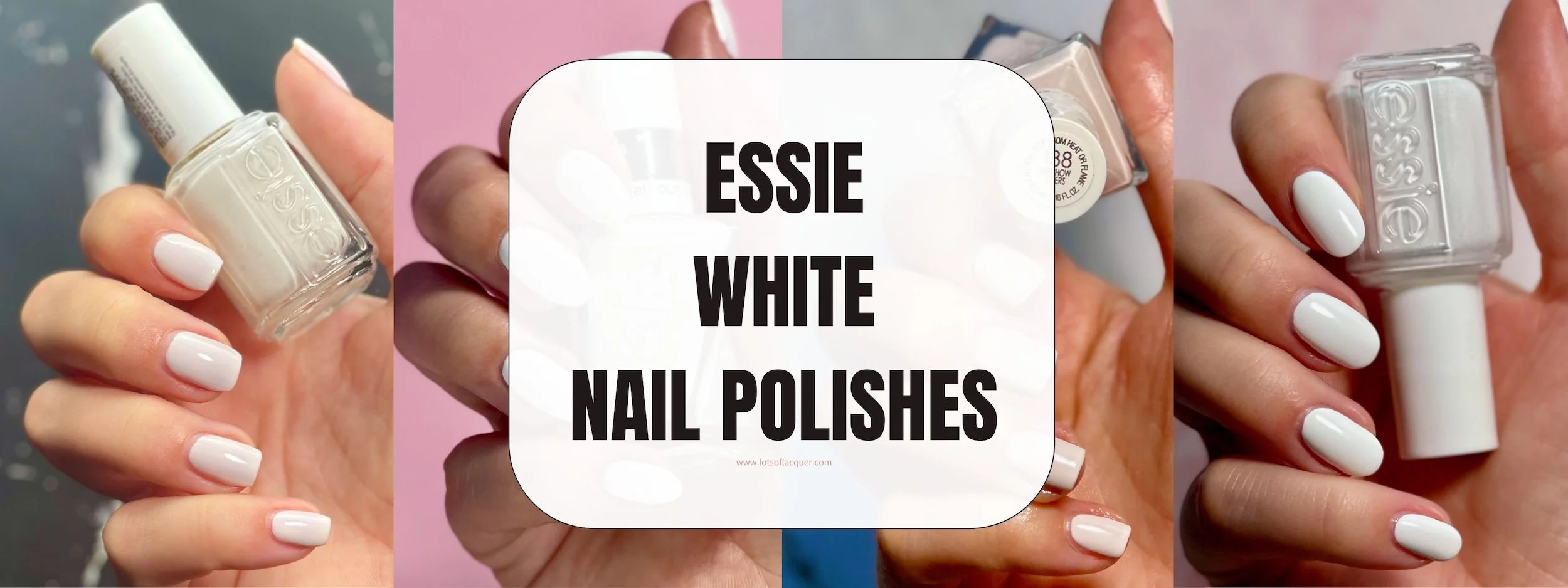 Essie White Nail Polishes