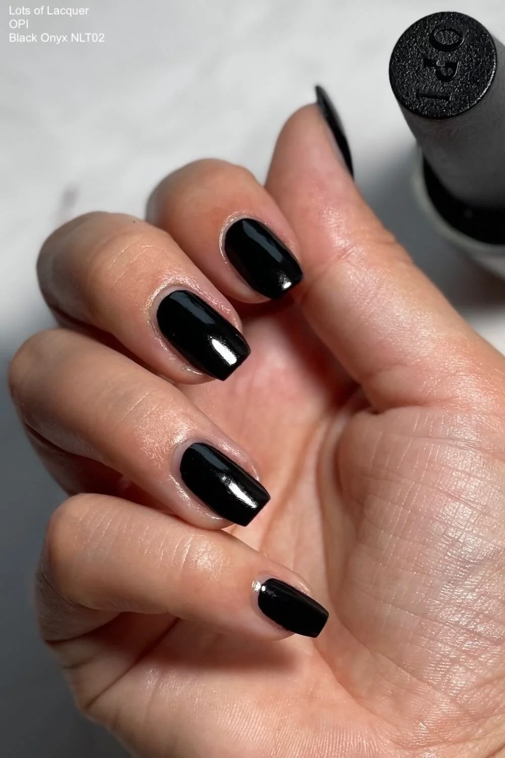 OPI Black Onyx Review (Plus essie licorice Comparison) — Lots of Lacquer