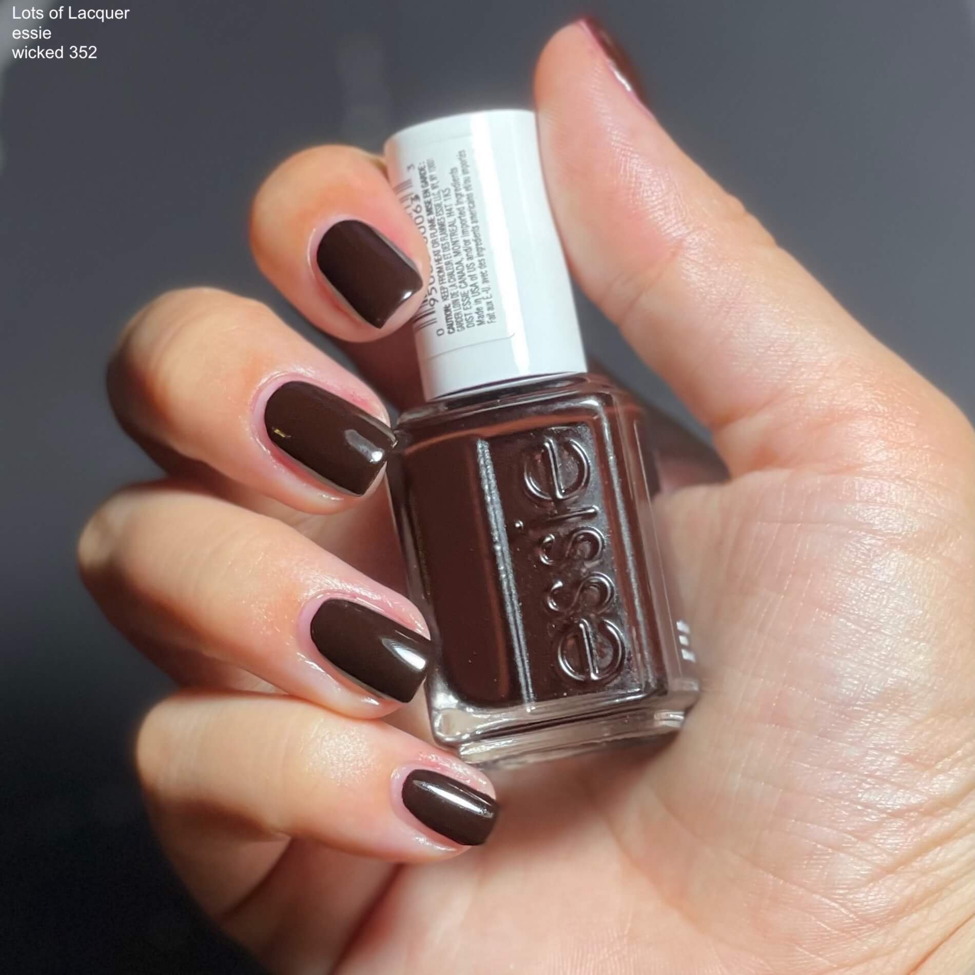 Nicole by OPI and DOVE Dark Chocolate Nail Polish Swatches & Sweepstakes  Info! - Blushing Noir