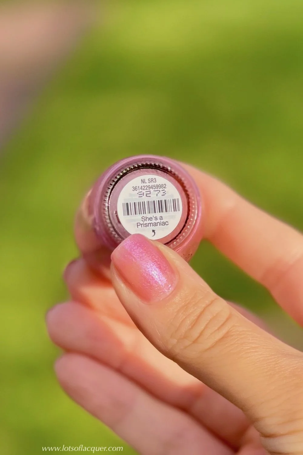 OPI She’s a Prismaniac thumb swatch