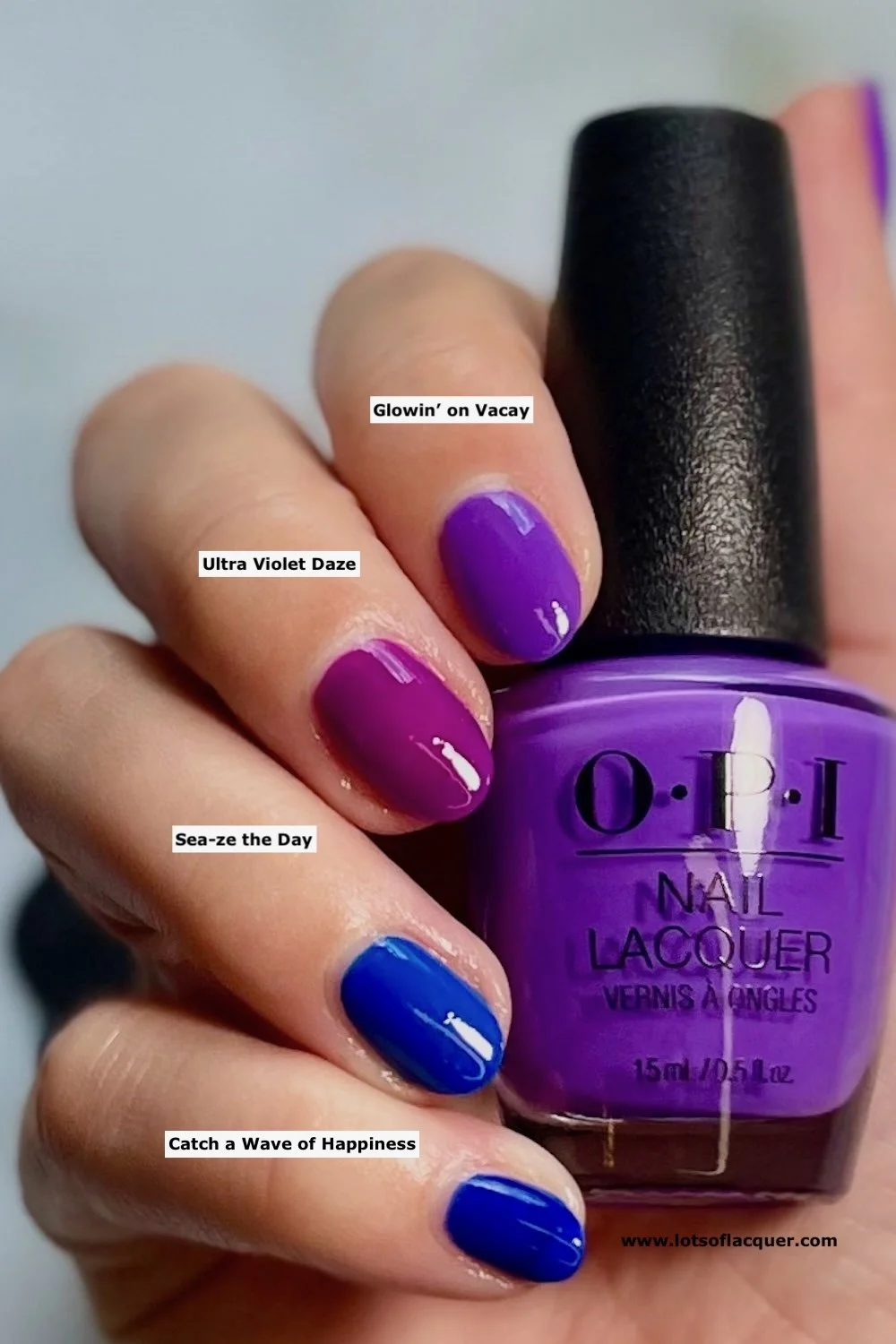 Gifted by Beyond Polish / Glowin’ on Vacay, Ultra Violet Daze, Sea-ze The Day, Catch a Wave of Happiness