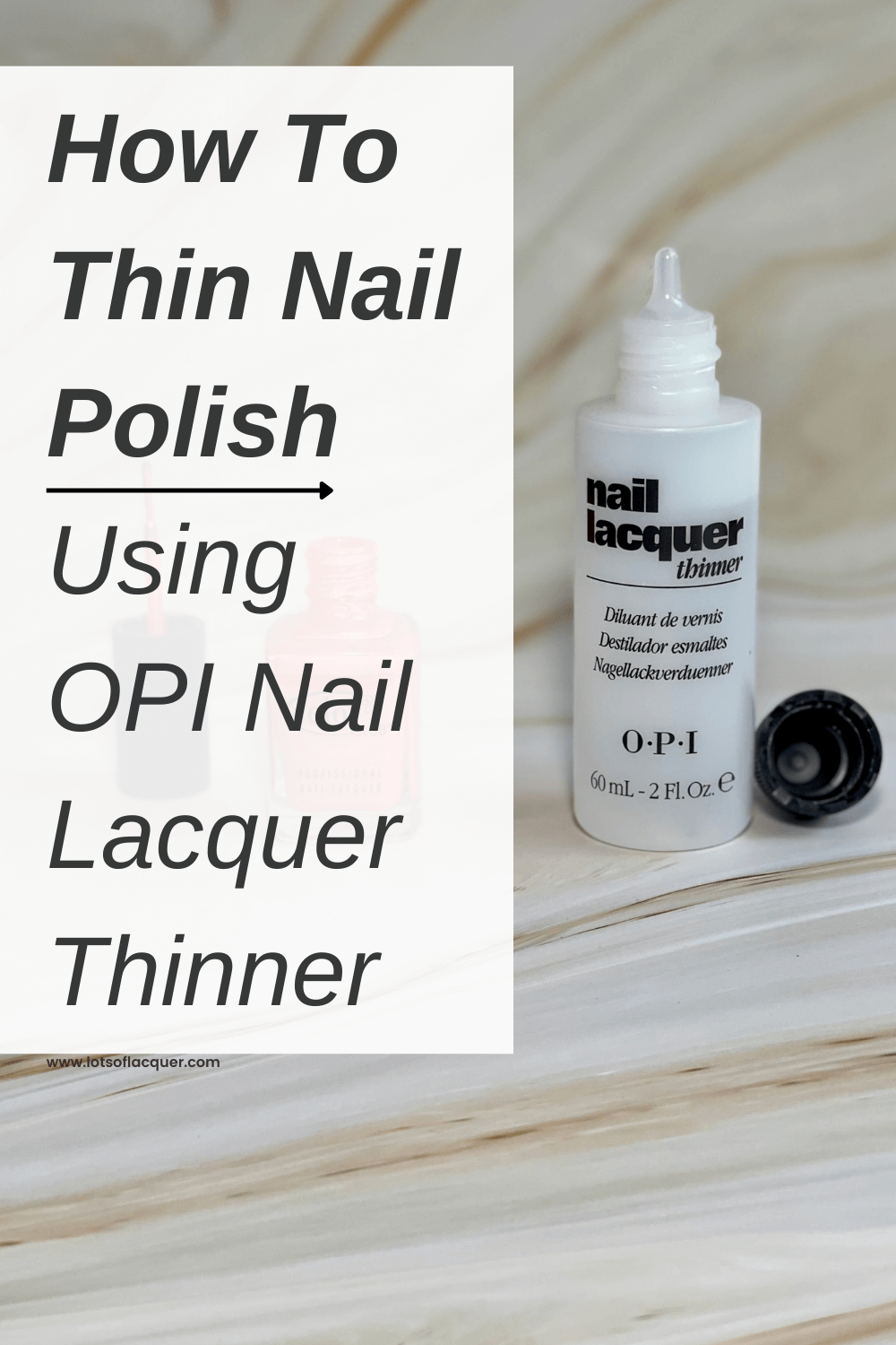 Nail Polish Thinner | Beauty School Store