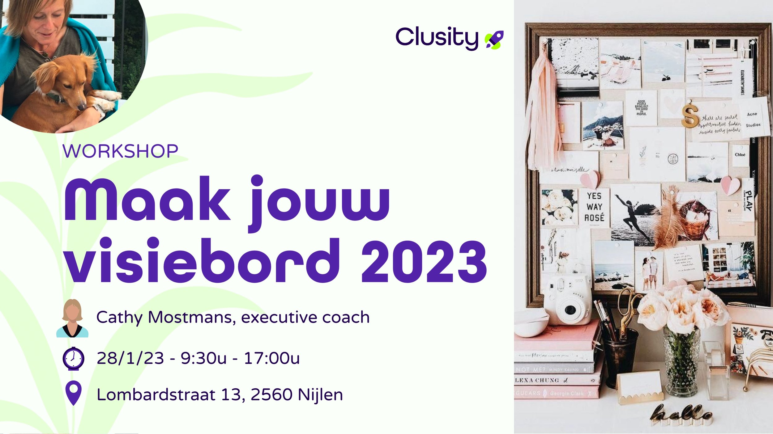 Workshop (1 day): Create your vision board for 2023