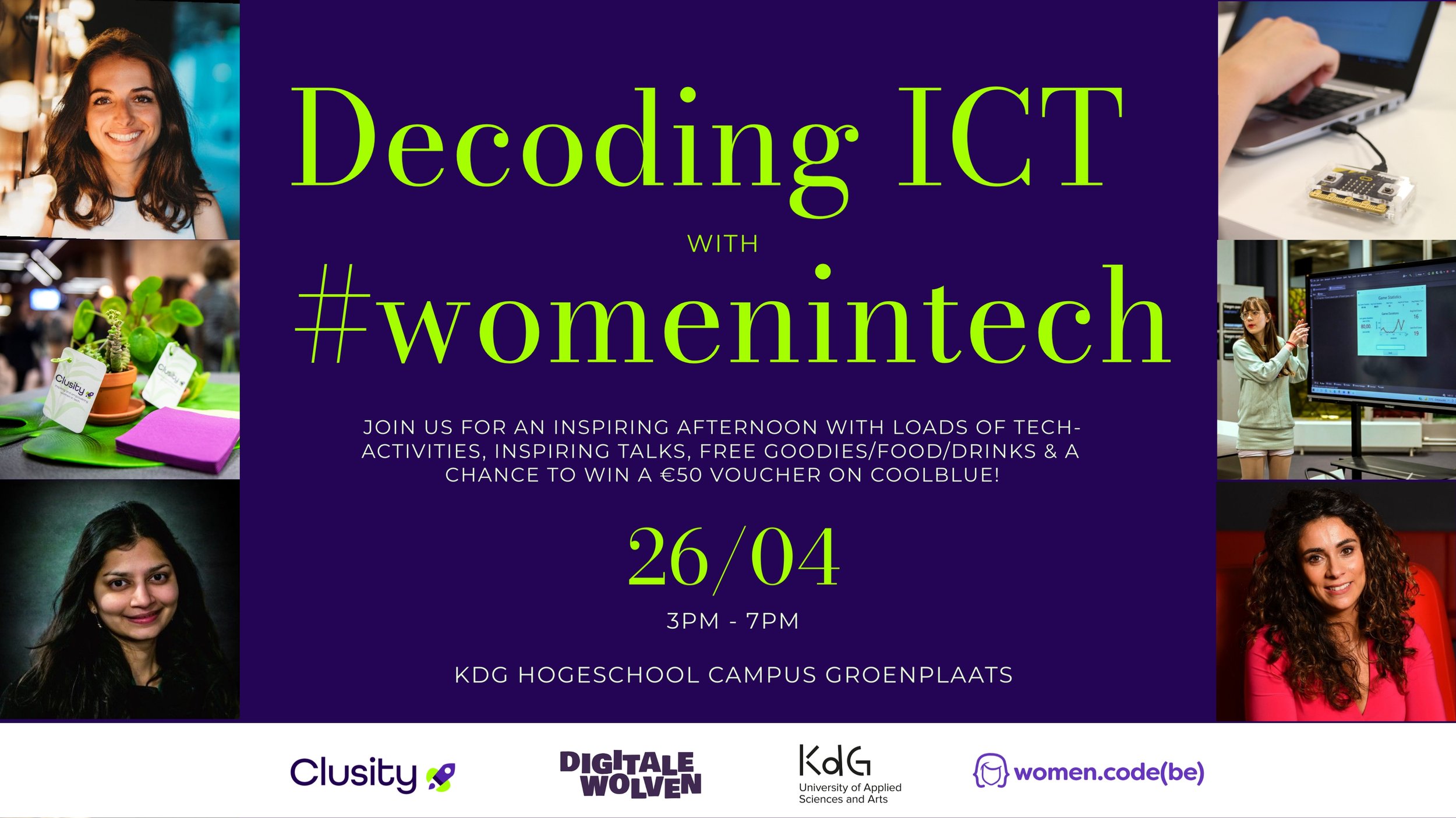 Decoding ICT with #womenintech x KDG University of Applied Sciences