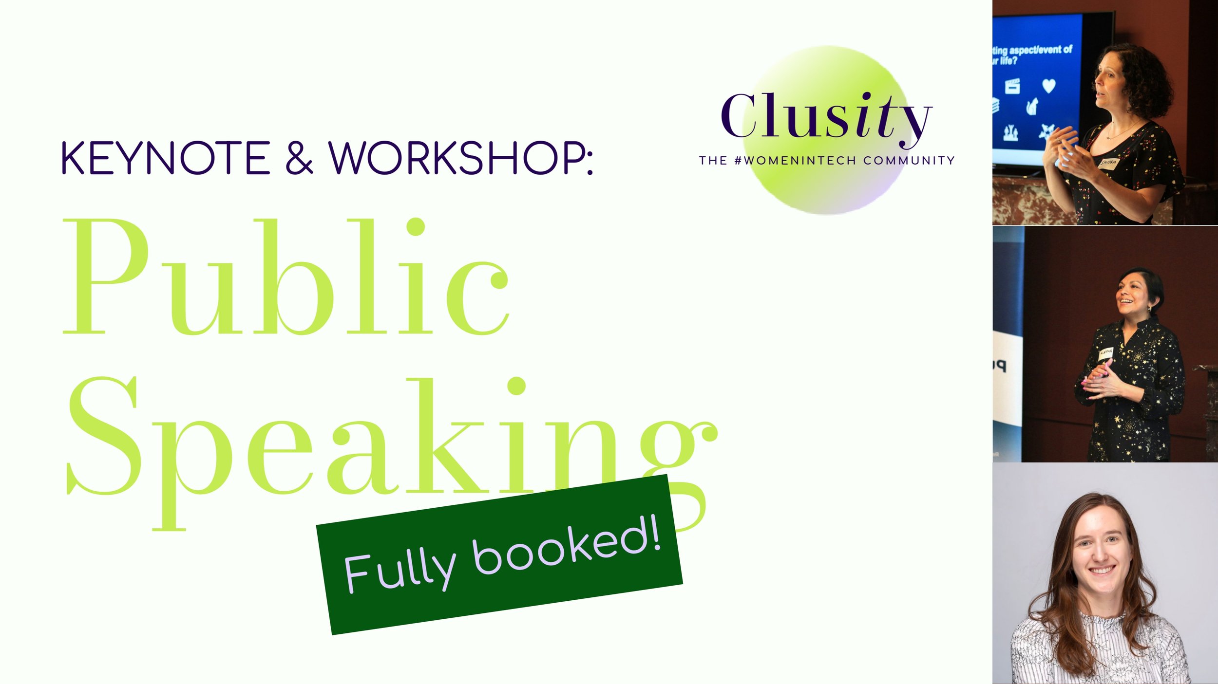 Public Speaking workshop