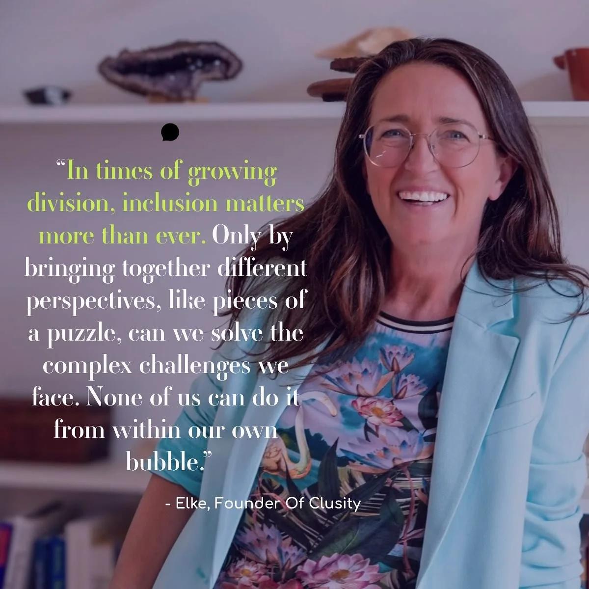 This #WorldInclusionDay, we honor the power of inclusion!
 
Rein and Elke share their favorite quote, but we want to hear yours in the comments! 👇🏼
 
#Clusity #DiversityInTech #InclusionMatters
