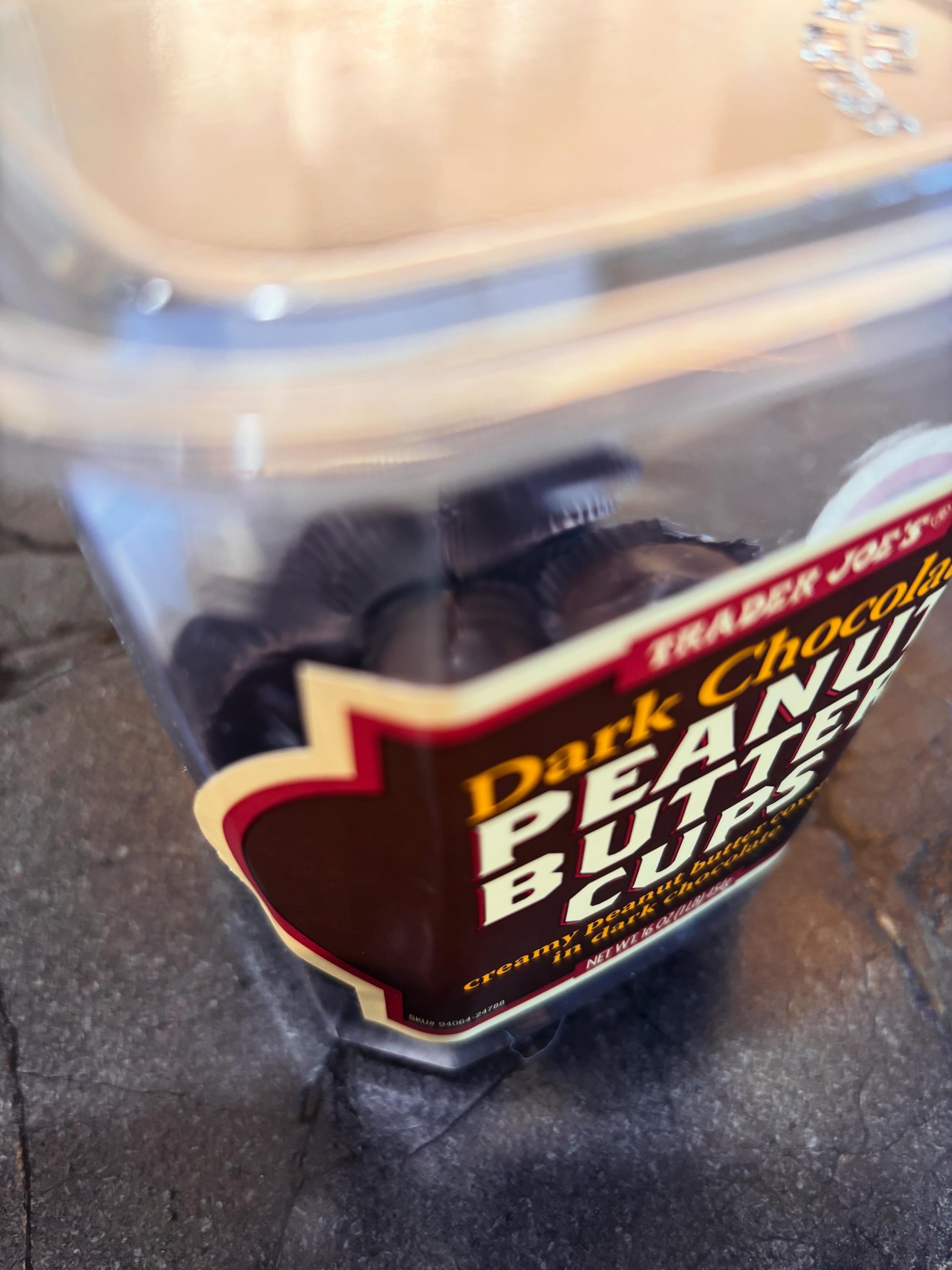 No. No, I have NO idea who ate 3/4 of the Trader Joes&rsquo;s Peanut Butter Cups this morning. 😂😂😂 #sugaraddiction #TJs