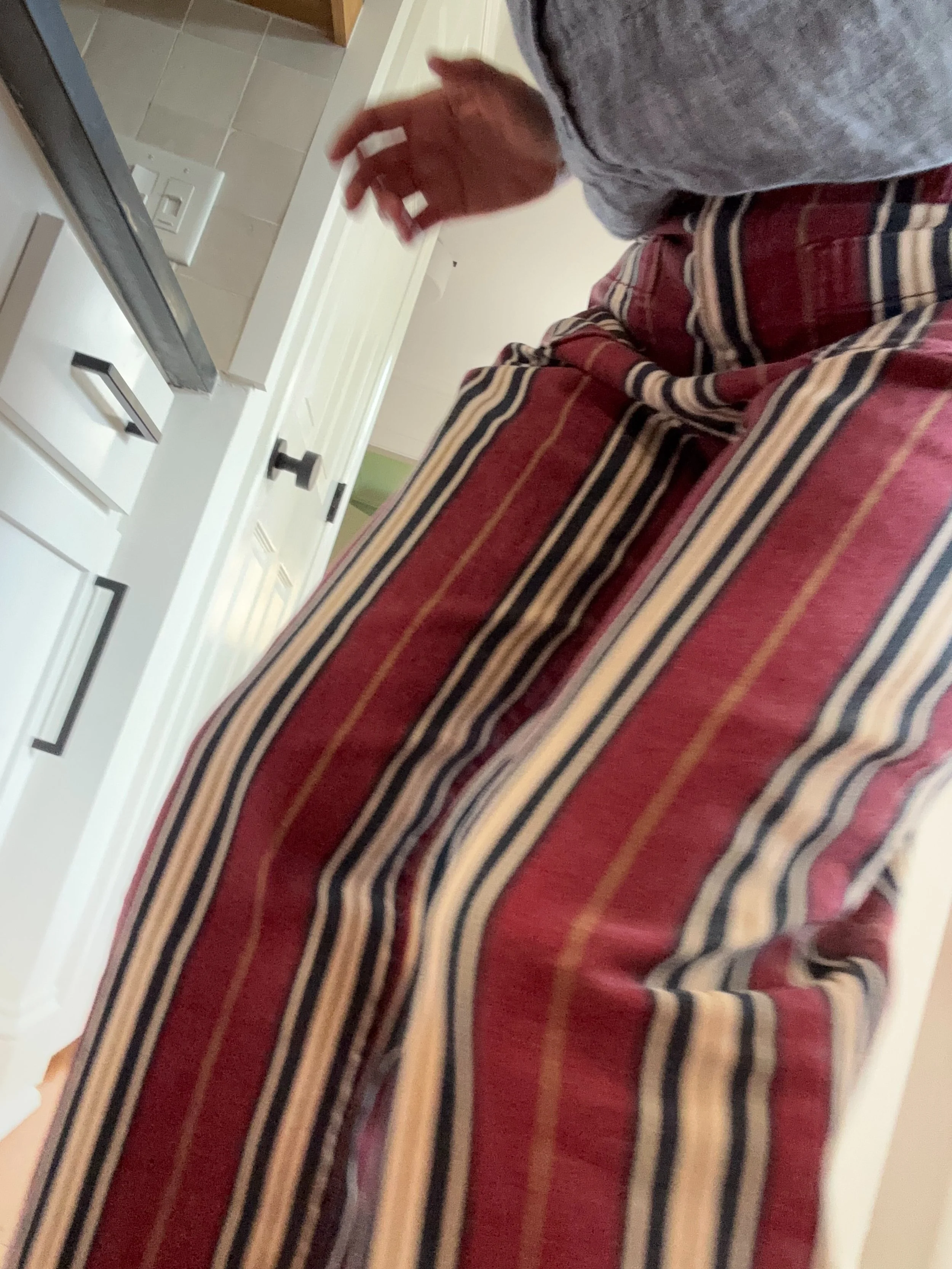 Oooooh, I love the 1970s vibe that&rsquo;s weaving into this season&rsquo;s fashions. Bought these funky striped pants because they reminded me of my childhood AND the sales person said I&rsquo;d look &ldquo;taller.&rdquo; Pretty sure that was code f