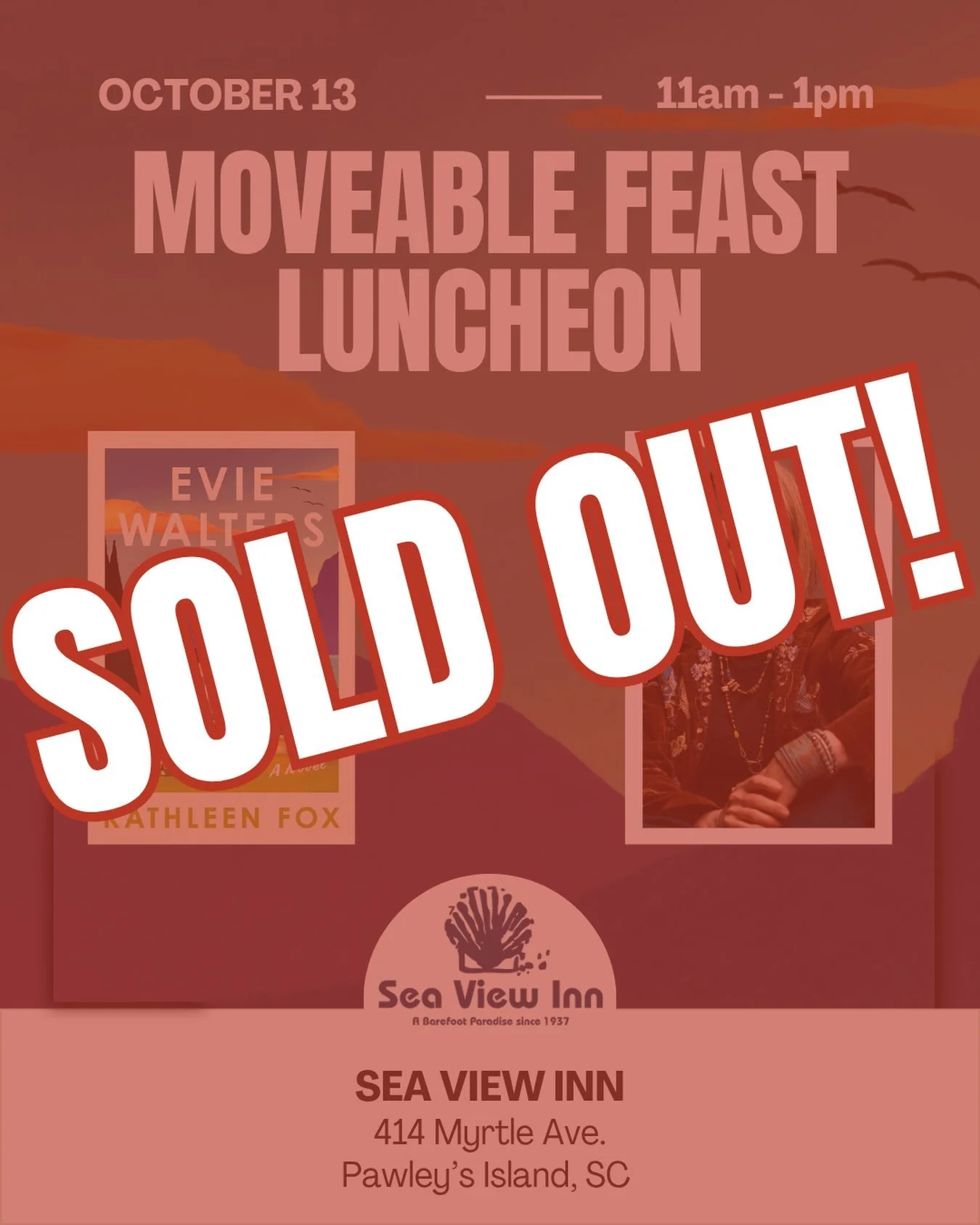 My Pawley&rsquo;s Island Author Luncheon sold out! I&rsquo;ll be talking van adventures, writing, and Evie Walters. More events to come! ❤️📙🚐