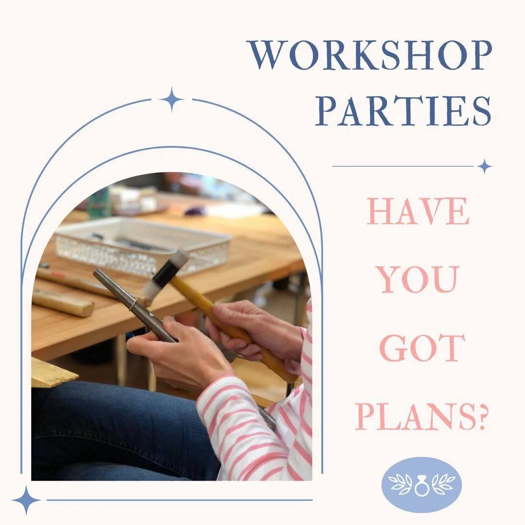 Fancy doing something different for your work do this year? Did you know that we do private jewellery making parties?

If there are 4 or more of you, we might be able to offer you a date for just your group, on a workshop of your choice.

It doesn't 